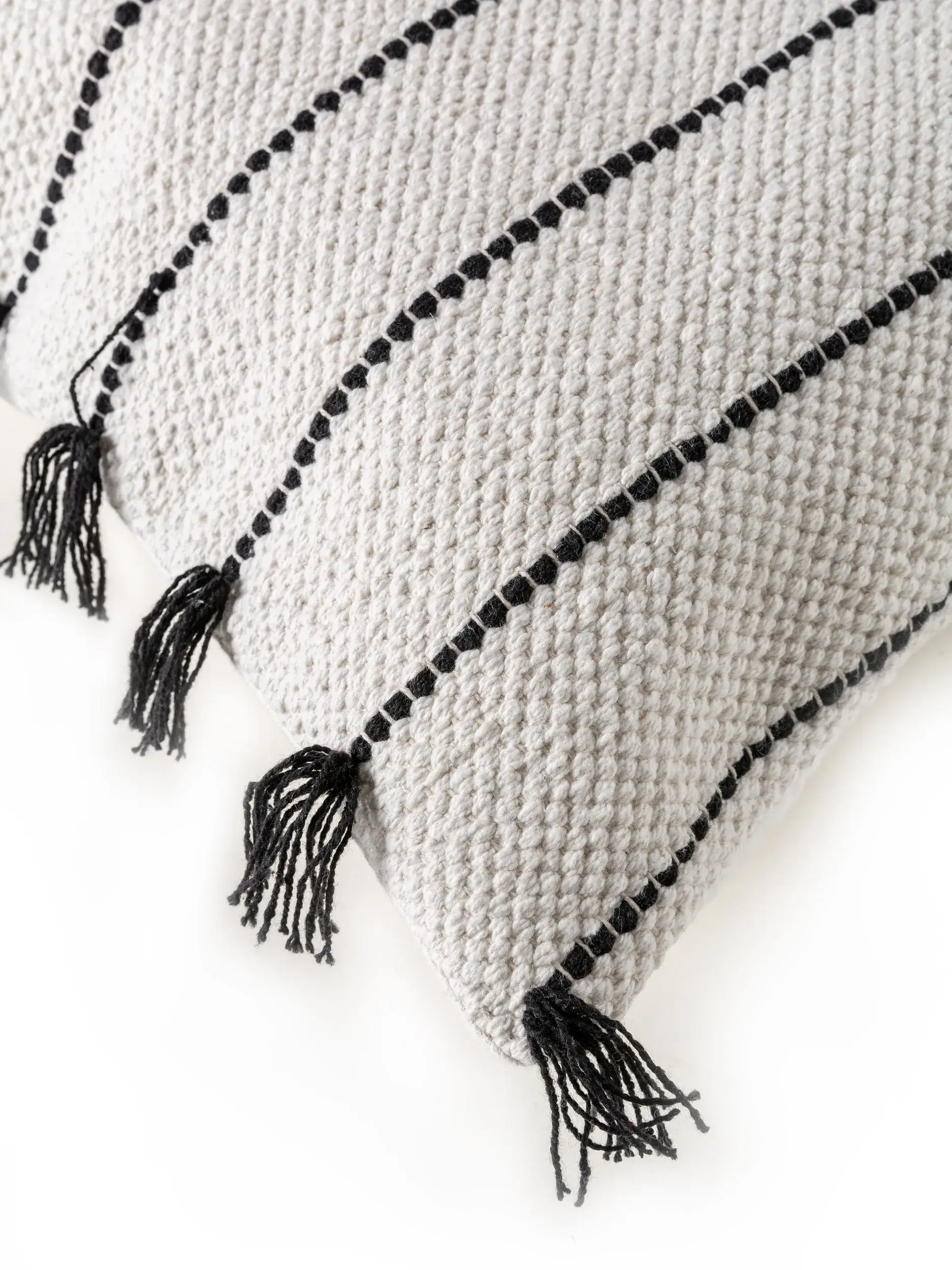 Housse de coussin Bo Ivoire en motif Geométrico en 100% Coton de benuta POP