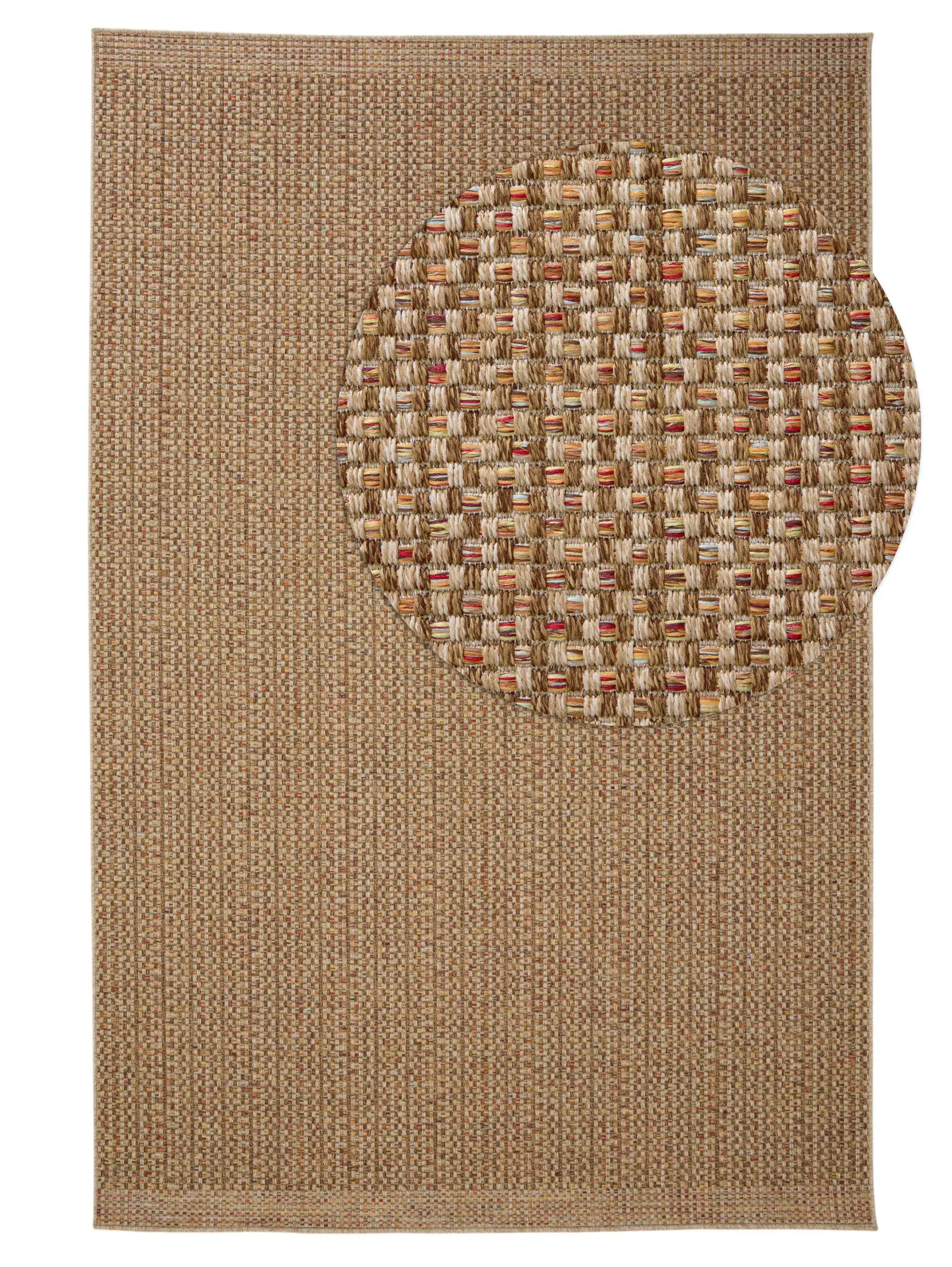 Teppich aus 100% Polypropylen in Multicolor mit 100% Polypropylen hohem Flor von benuta Nest