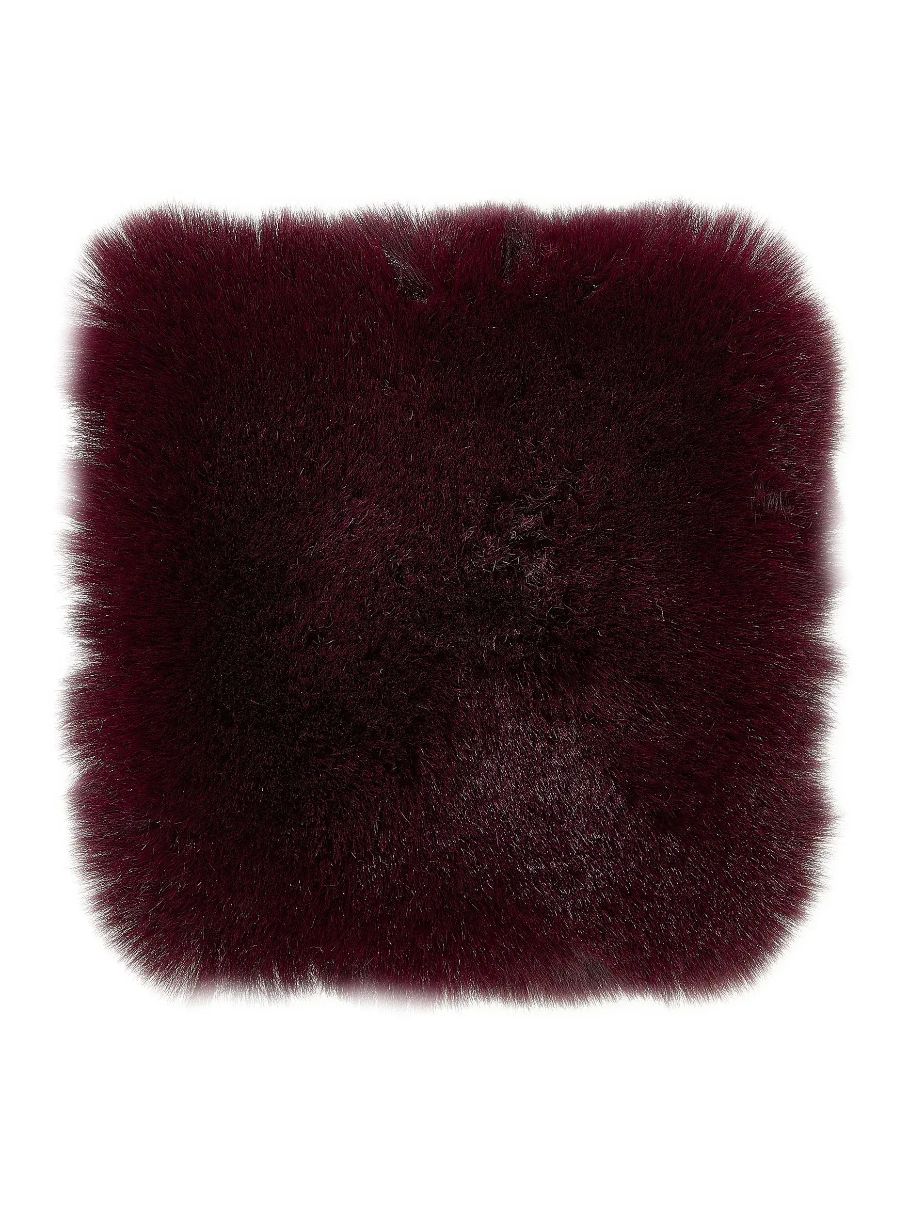 Tappeto Lux di 100% Poliestere in Rosso di benuta Finest