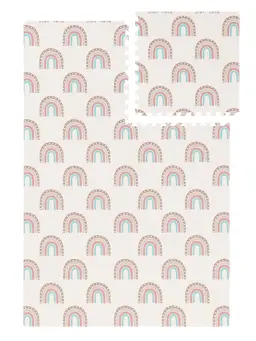 Tapete de jogos Rainbow Multicolorido