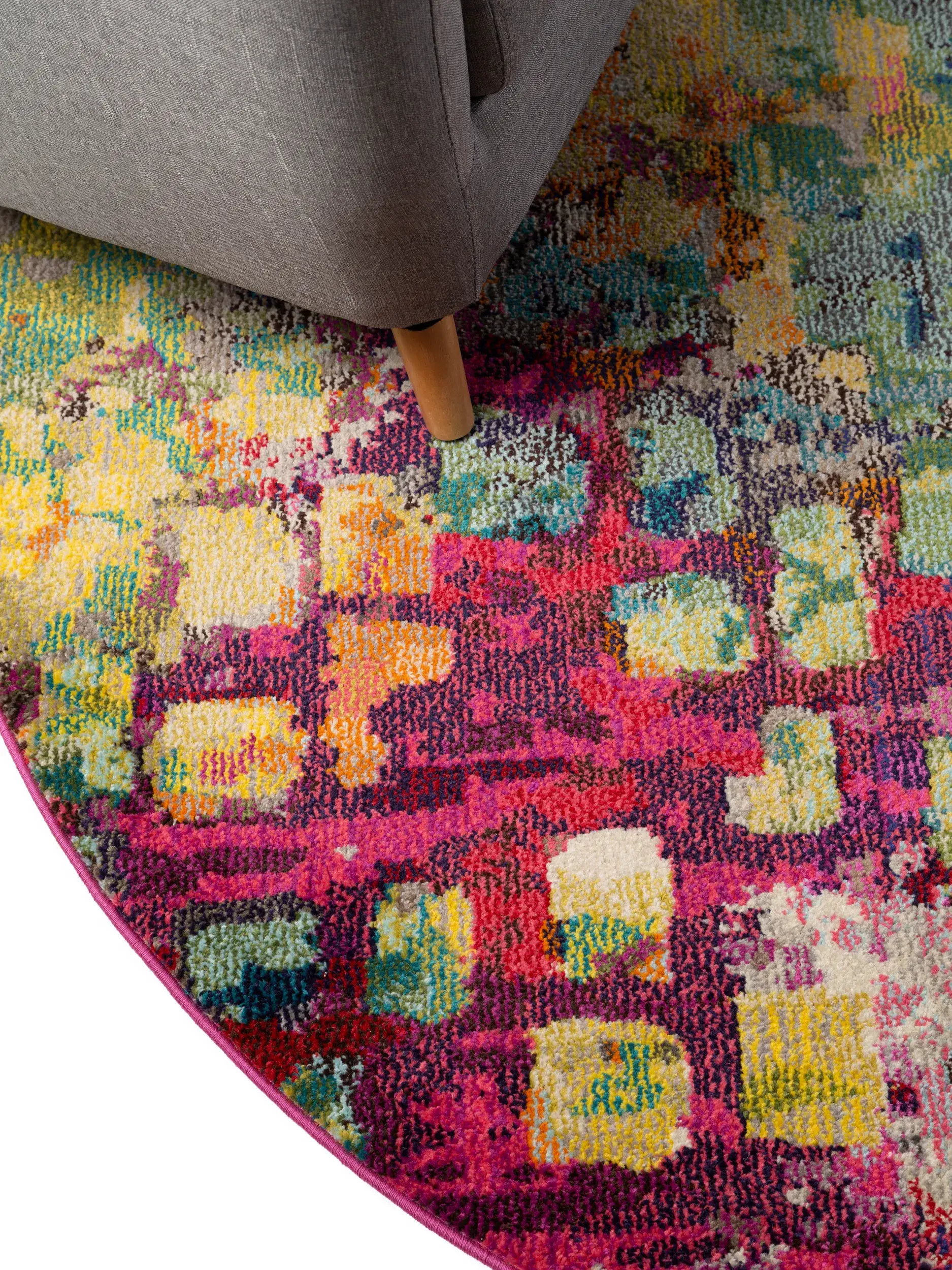 Teppich aus 100% Polypropylen in Multicolor mit 100% Polypropylen hohem Flor von benuta Nest