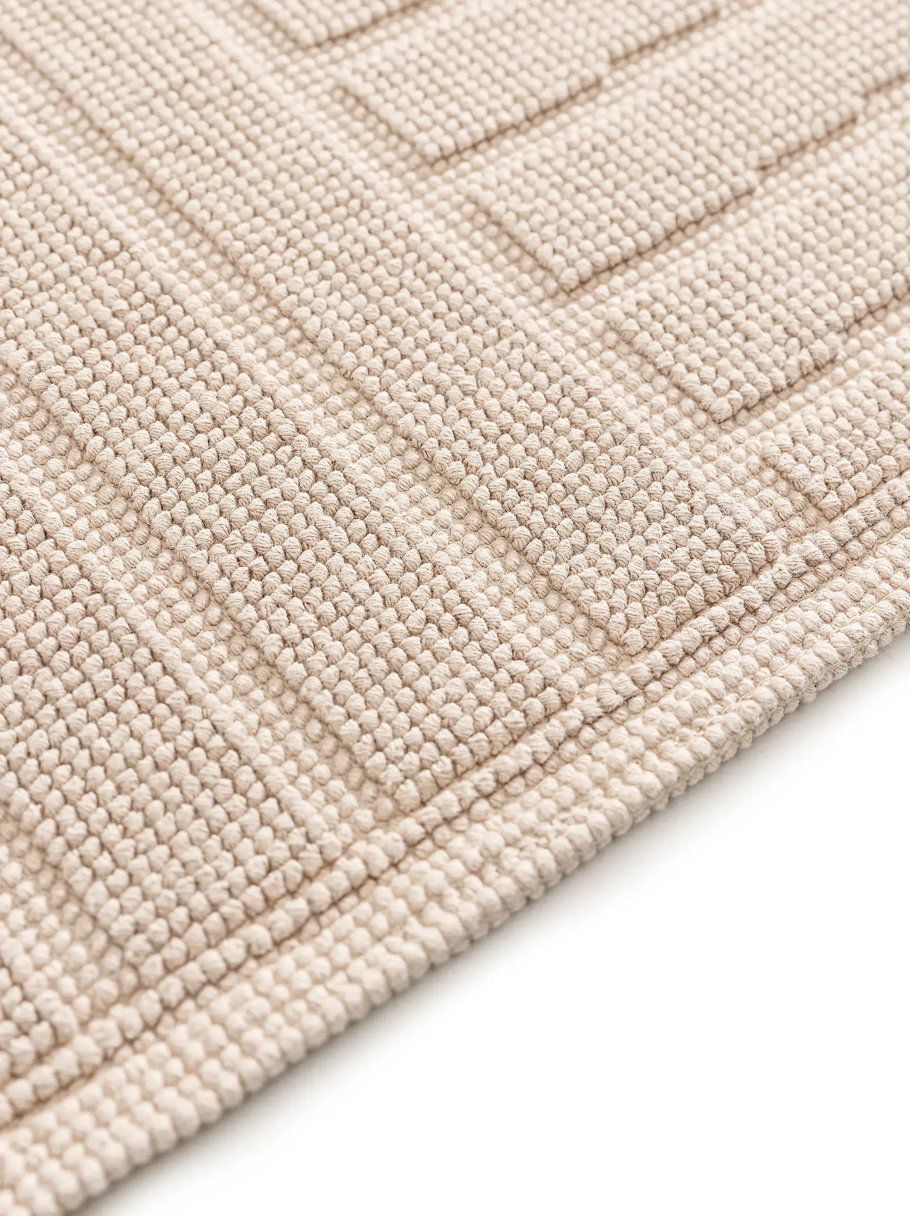 Badematte Jojo Beige Einfarbig-suunnittelussa, valmistettu 100% Baumwolleista, benuta Nestin toimesta