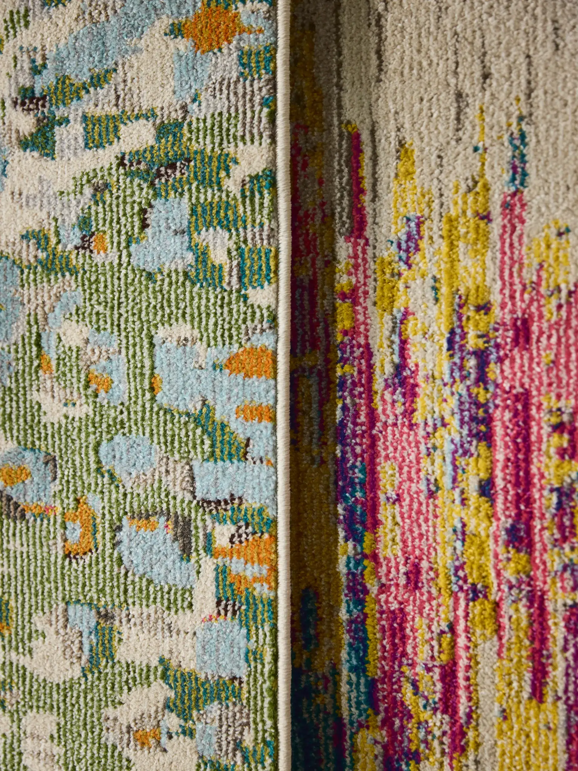 Teppich aus 100% Polypropylen in Multicolor mit 100% Polypropylen hohem Flor von benuta Nest