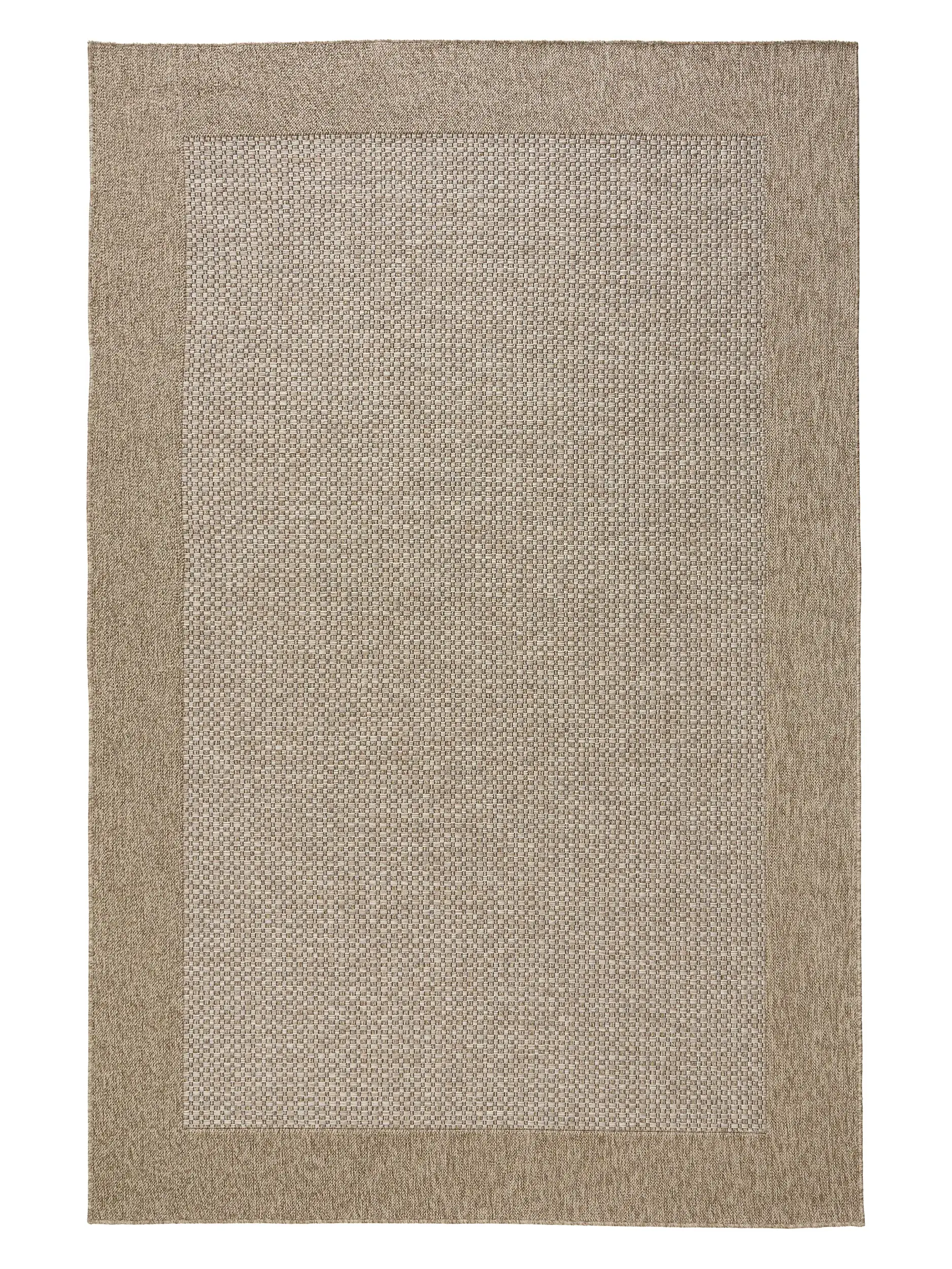 Teppich aus 100% Polypropylen in Beige mit 100% Polypropylen hohem Flor von benuta Nest