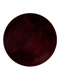 Tapete de pele sintética Furry Bordéus