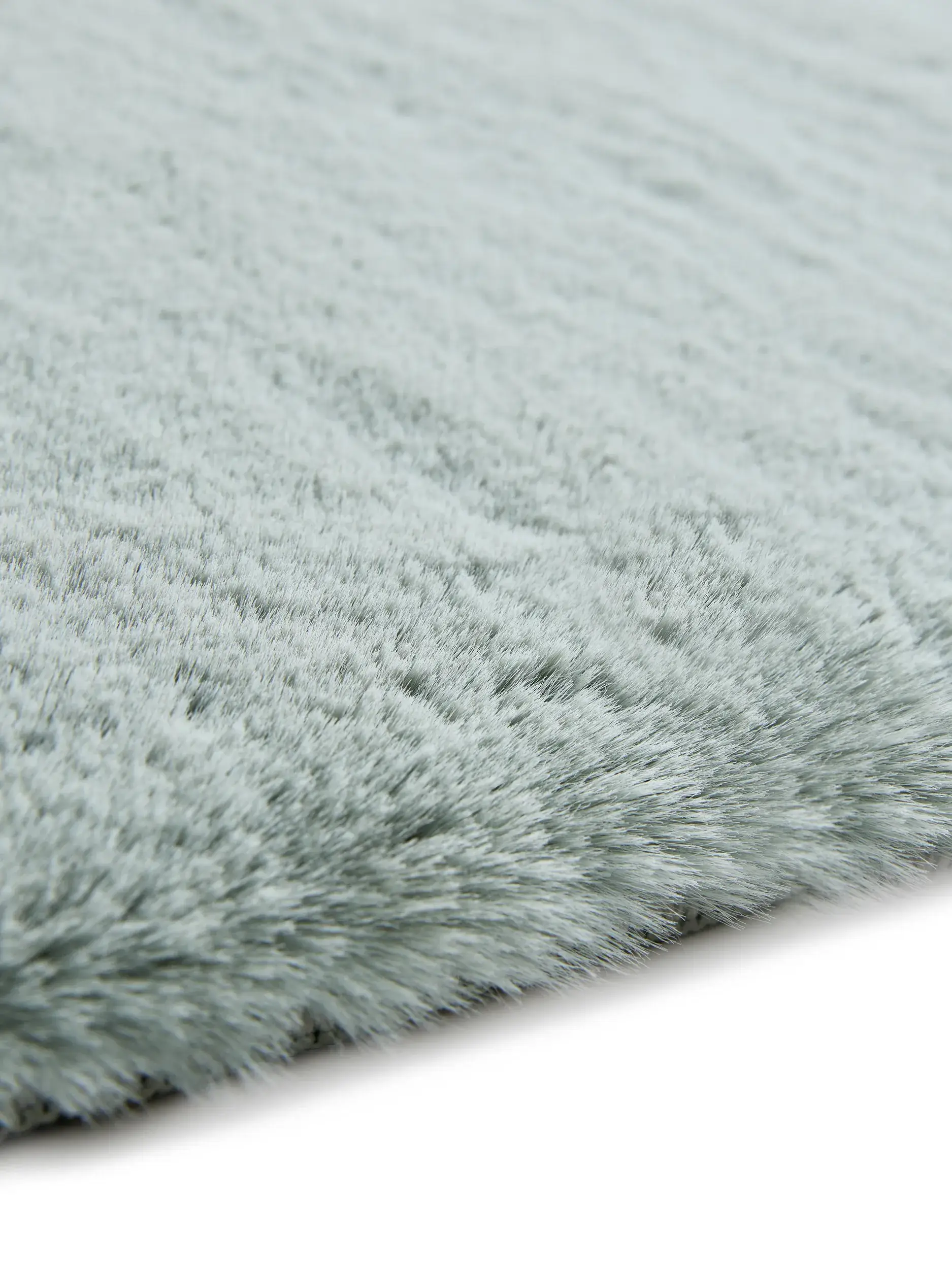 Teppich aus 100% Polyester in Türkis mit 100% Polyester hohem Flor von benuta Nest