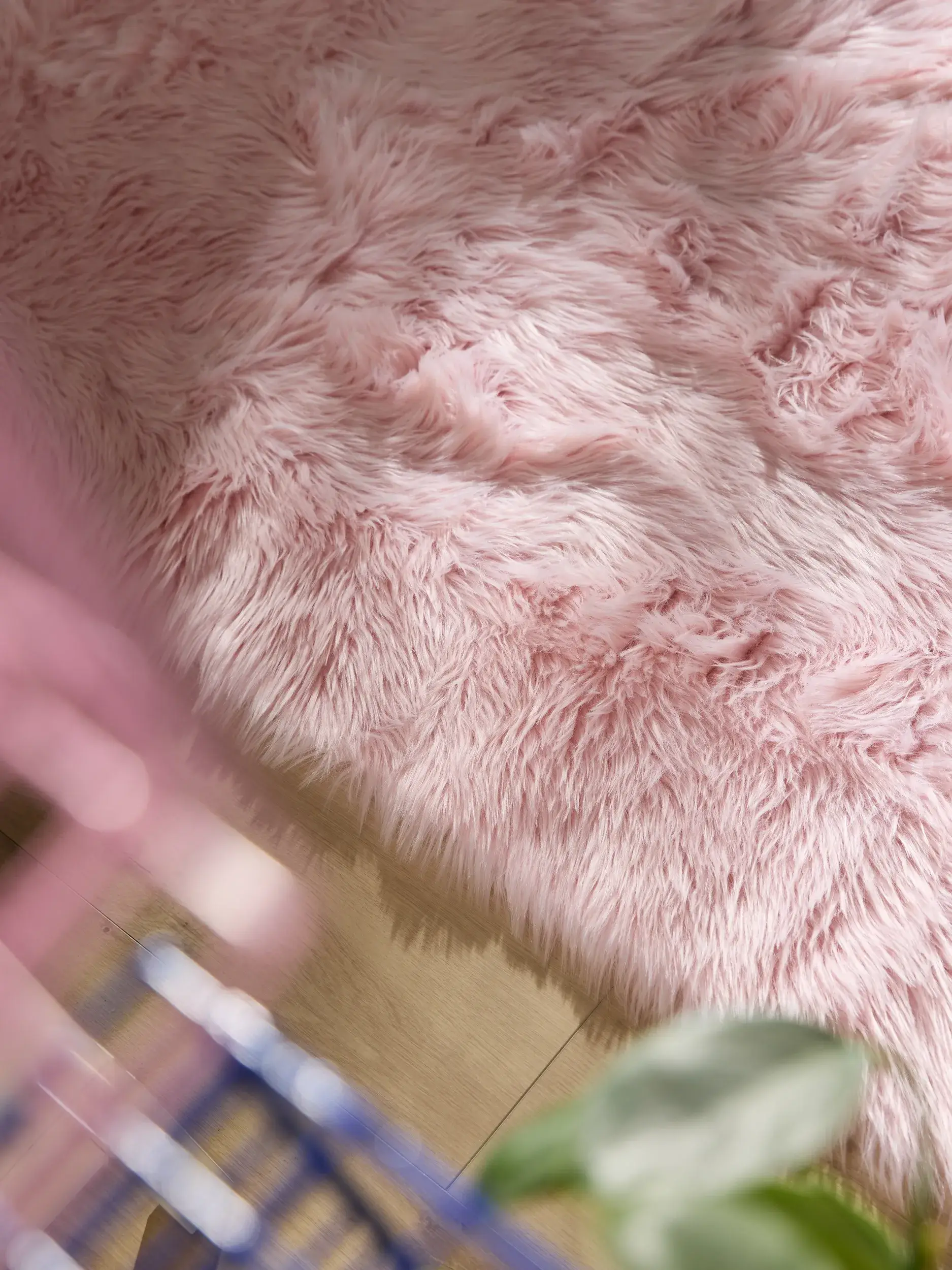 Koberec z 70% Polyacryl, 30% Polyester v Rosa s vlasem výšky 70% Polyacryl, 30% Polyester od benuta Pop