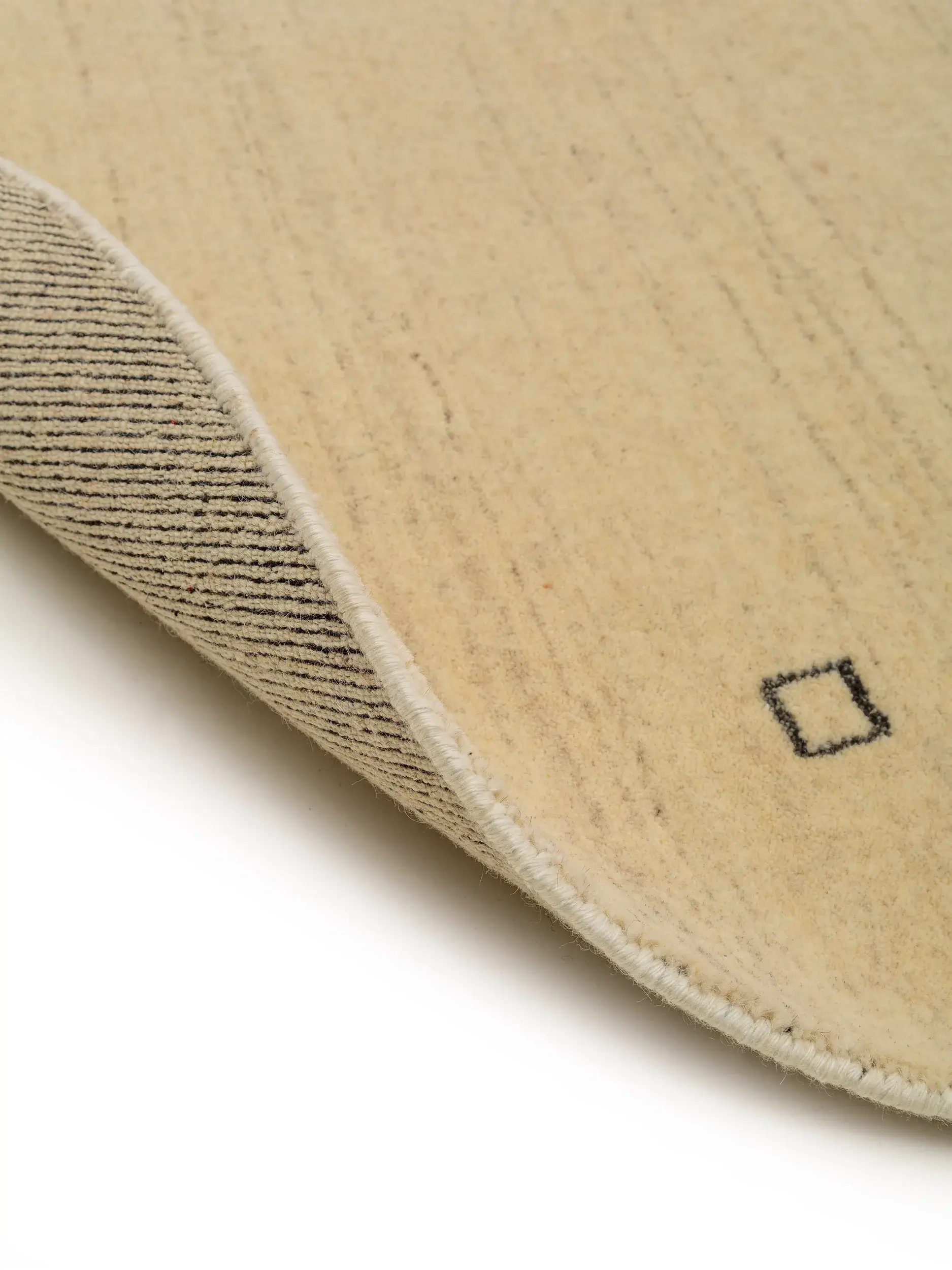 Teppe av 100% Wolle i Beige med 100% Wolle høy lugg fra benuta Nest