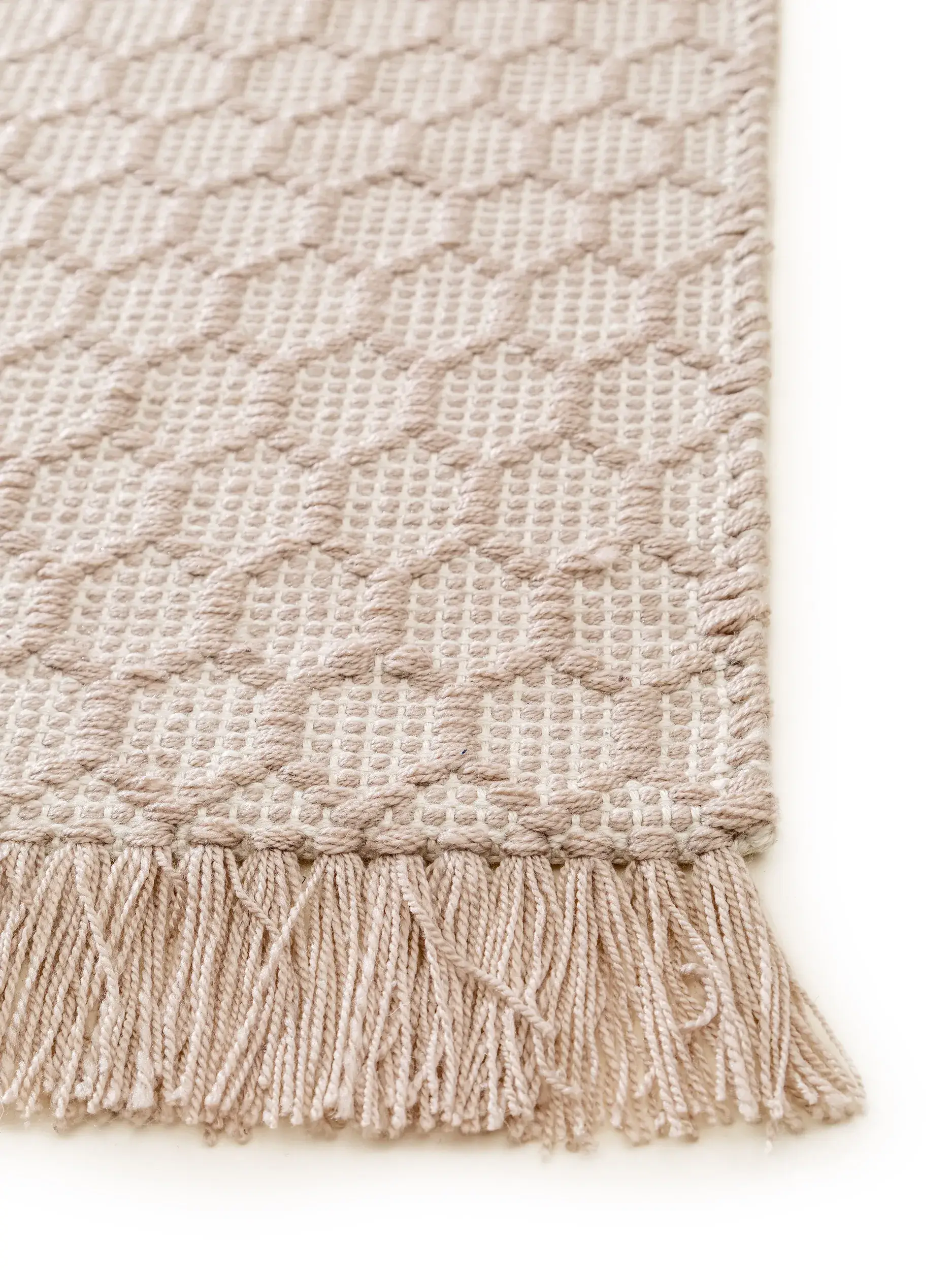 Tapis Mimpi en 100% Polyester en Taupe de benuta pure