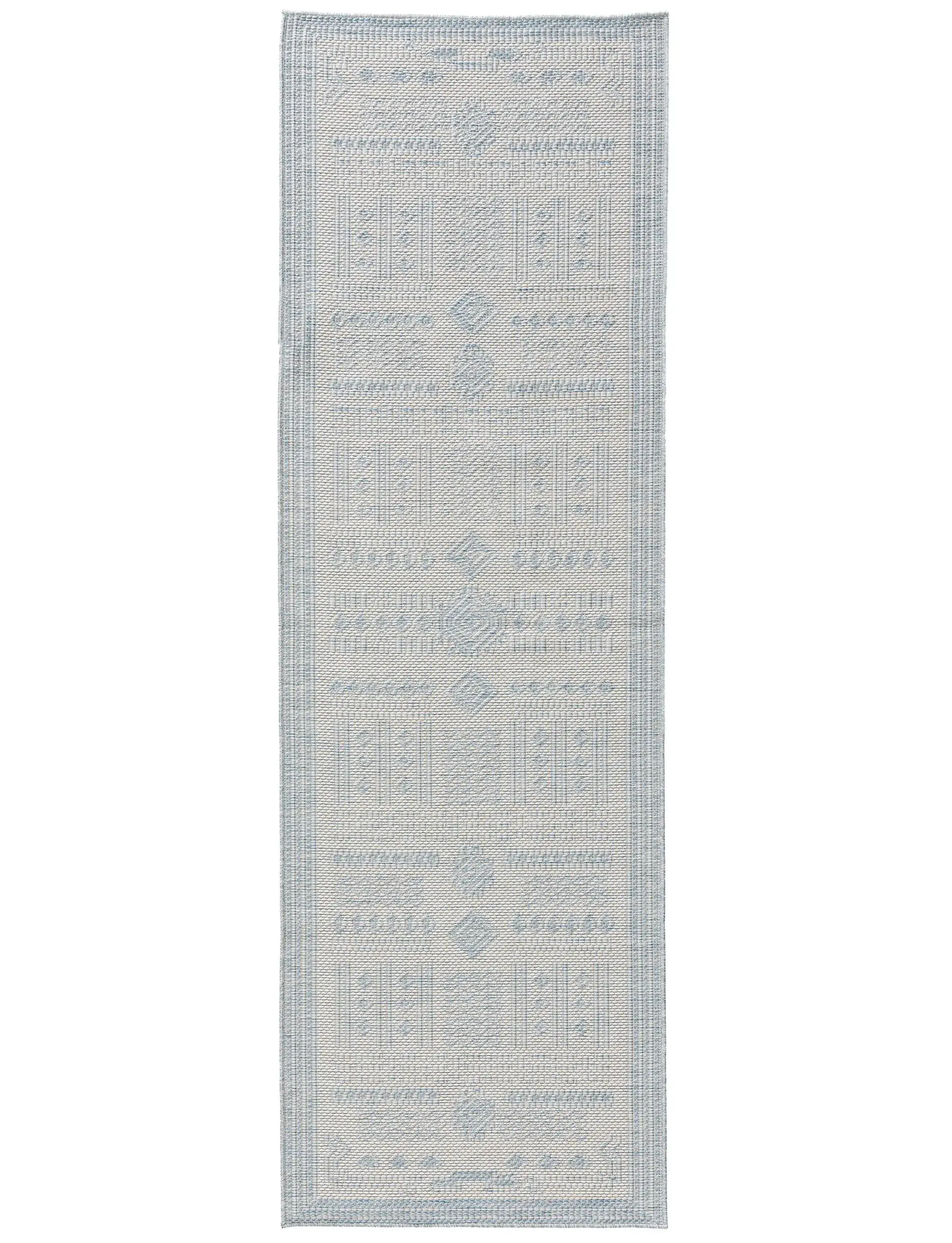 Teppich aus 100% Polypropylen in Blau mit 100% Polypropylen hohem Flor von benuta Nest