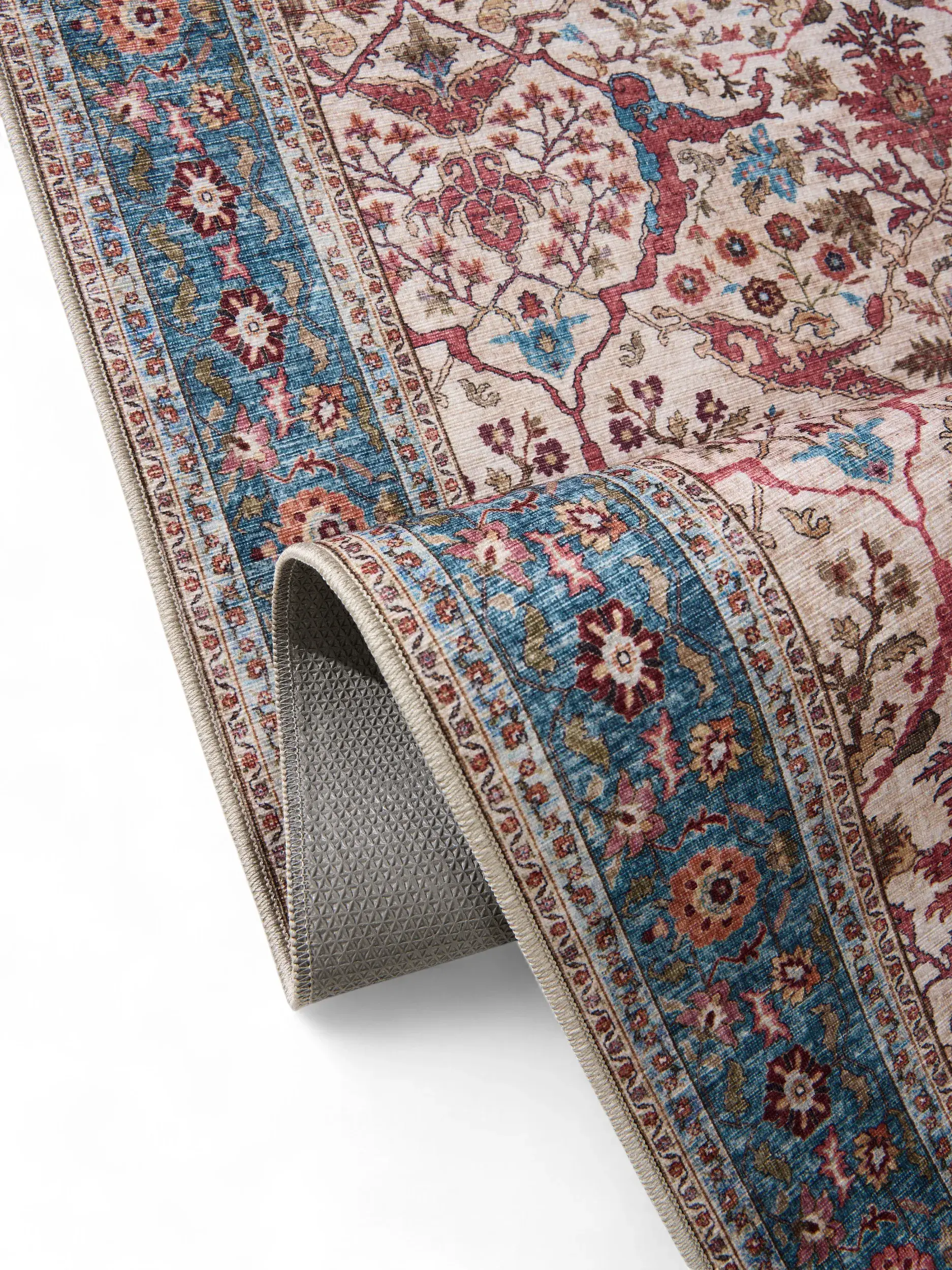 Tappeto di 100% Poliestere in Multicolor con pelo alto 100% Poliestere da benuta POP