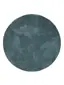 Hochflorteppich Soda Blau