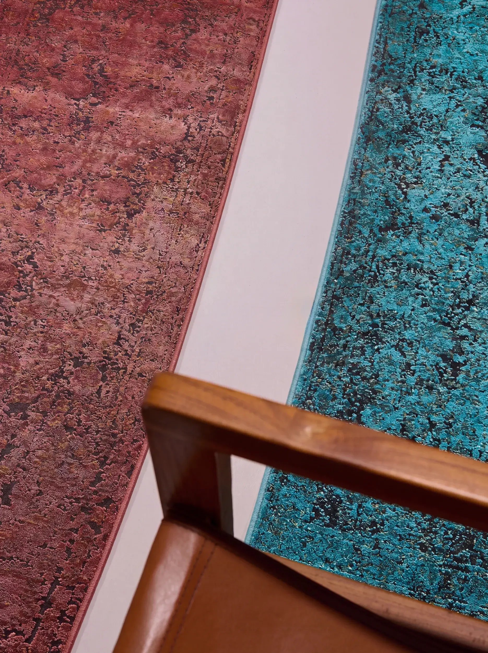 Tapis Medea en 56% Viscose, 30% Polyester, 14% Acrylique en  de benuta Finest
