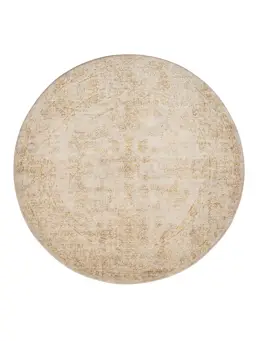 Vaskbart teppe Miray Beige/gul