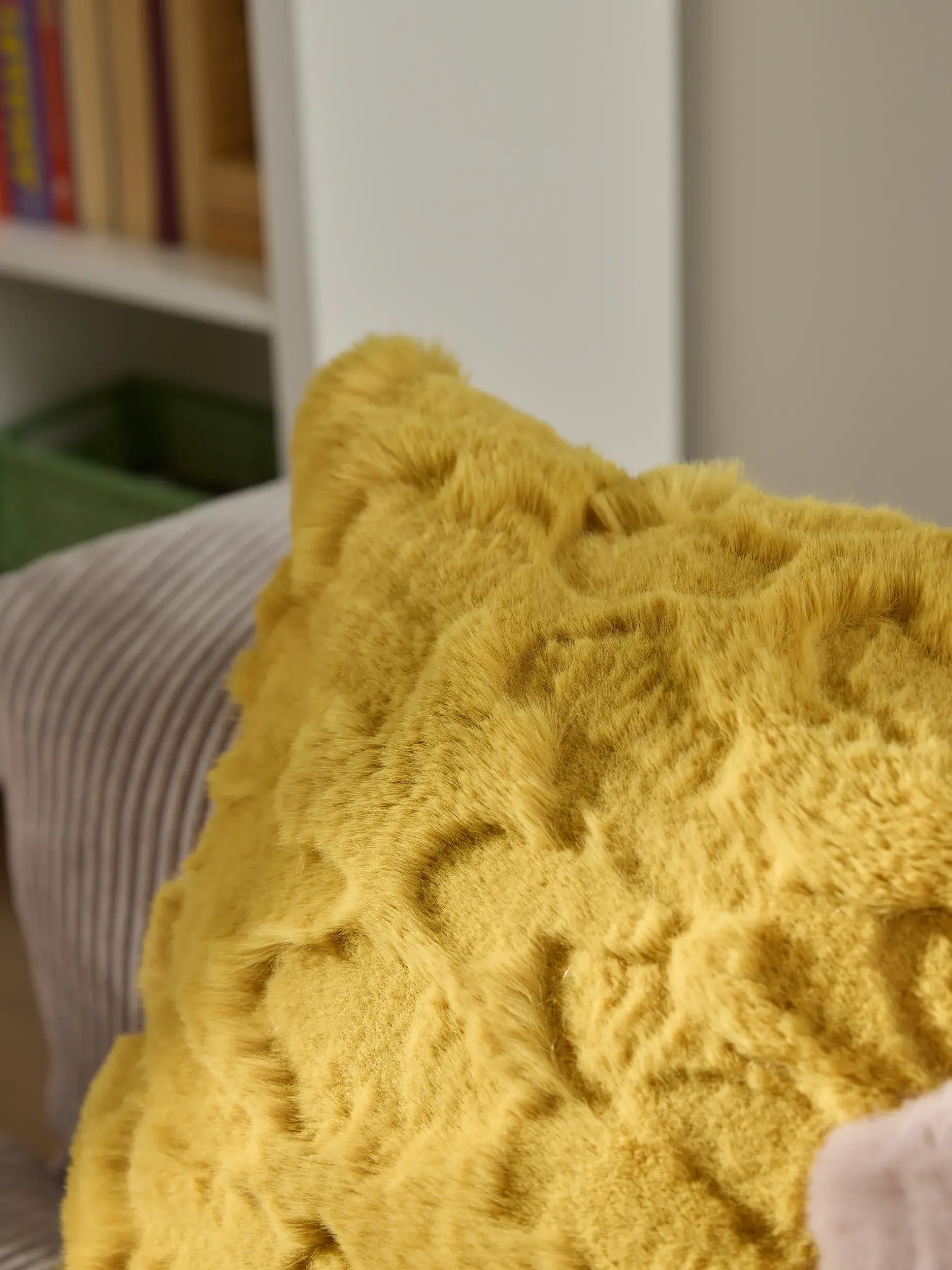 Copricuscino Immy Giallo im Design Designanimale aus 100% Poliestere von benuta POP