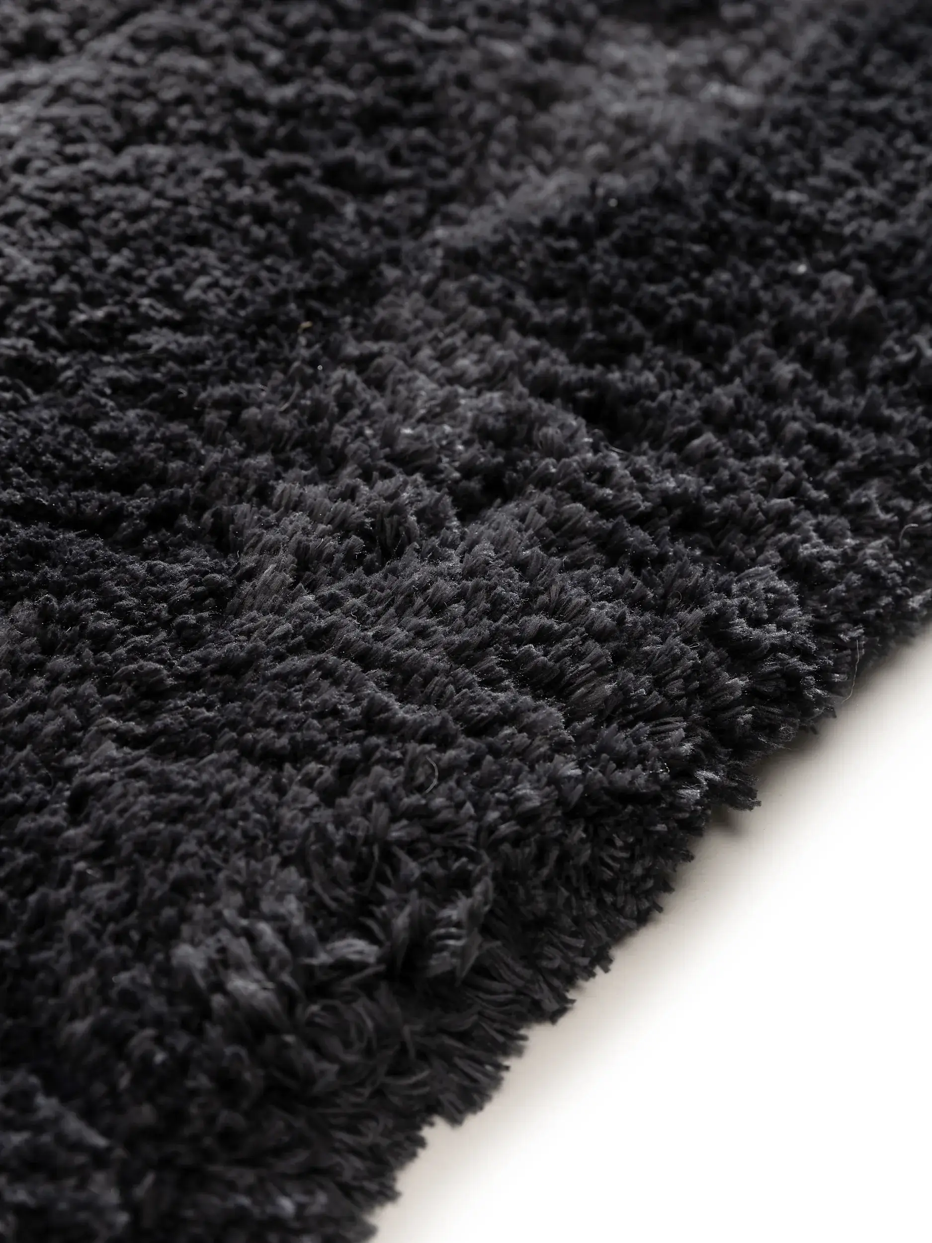 Tapis en 100% Polyester en Gris avec une pile de 100% Polyester de hauteur de benuta nest