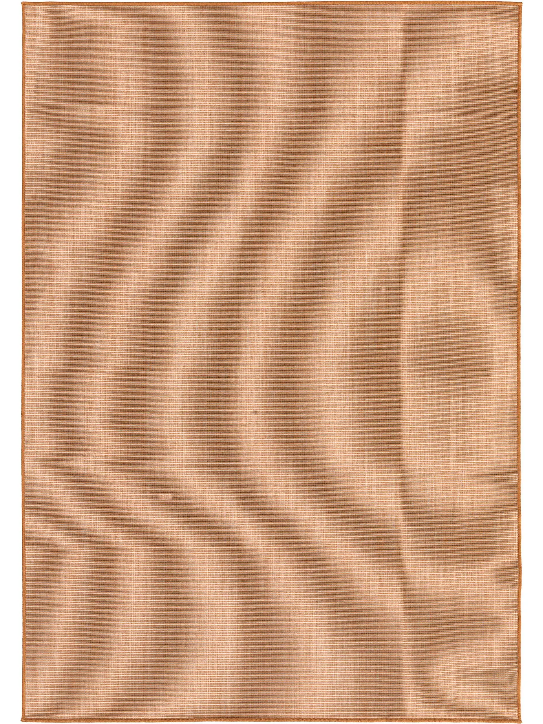 Teppich Nillo aus 100% Polyester (recyceltes PET) in Orange von benuta Pop