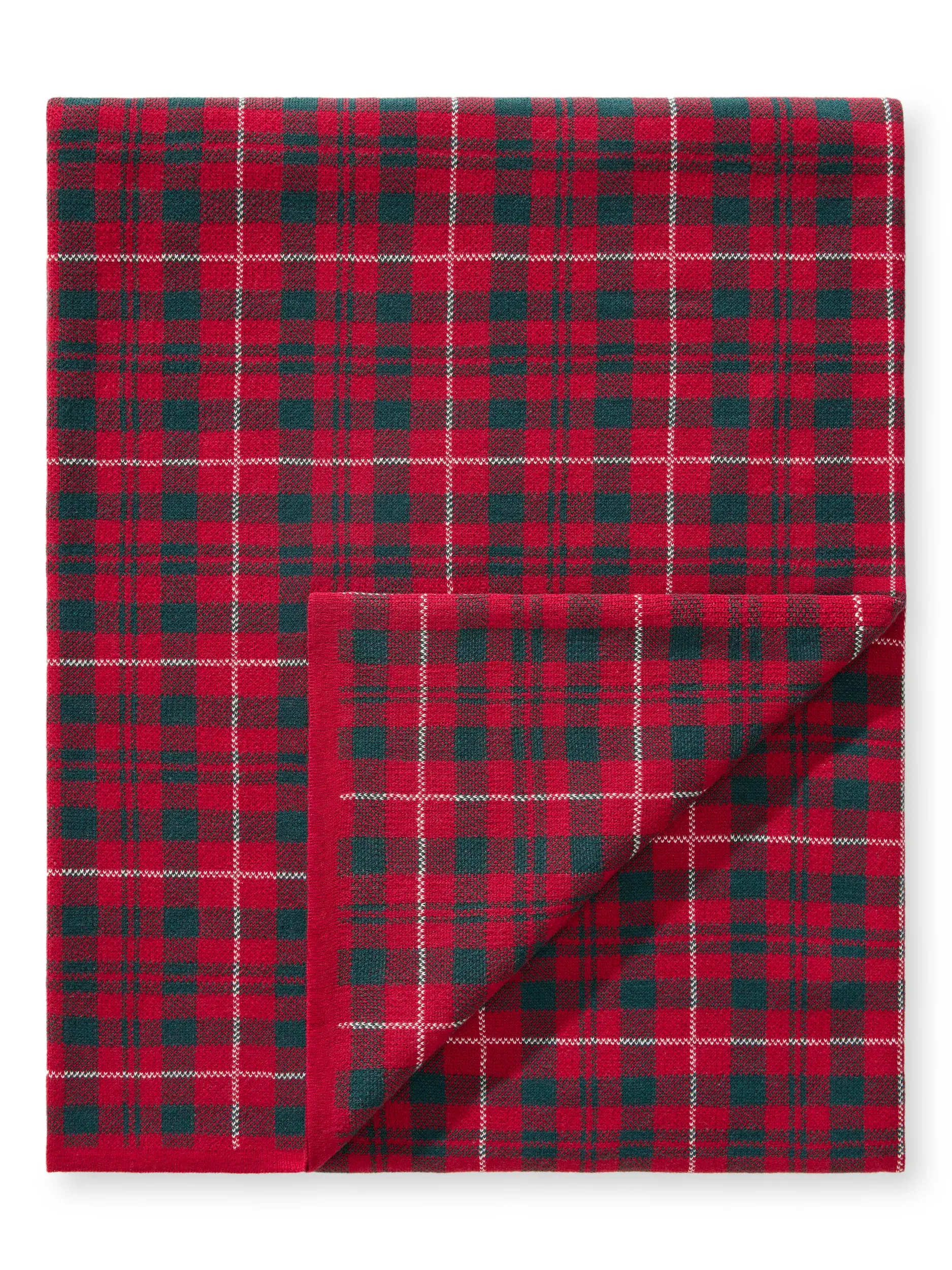Weihnachtsdecke Classic Rot von benuta