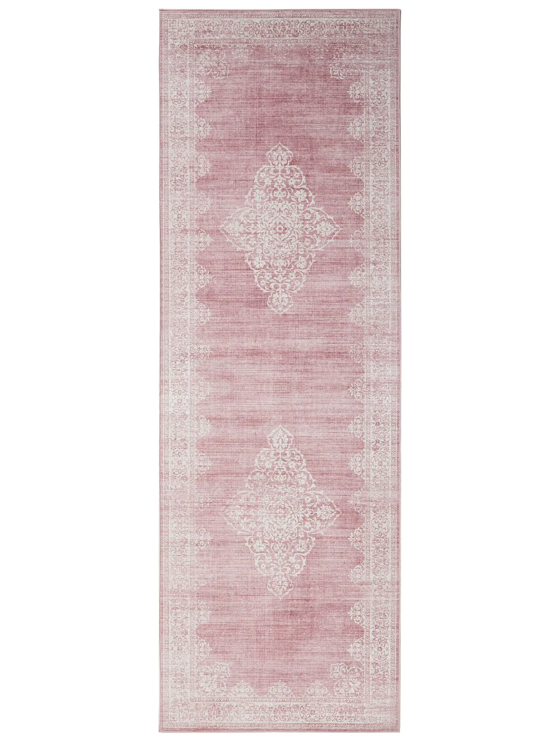 Teppich aus 100% Polyester in Rosa mit 100% Polyester hohem Flor von benuta Pop