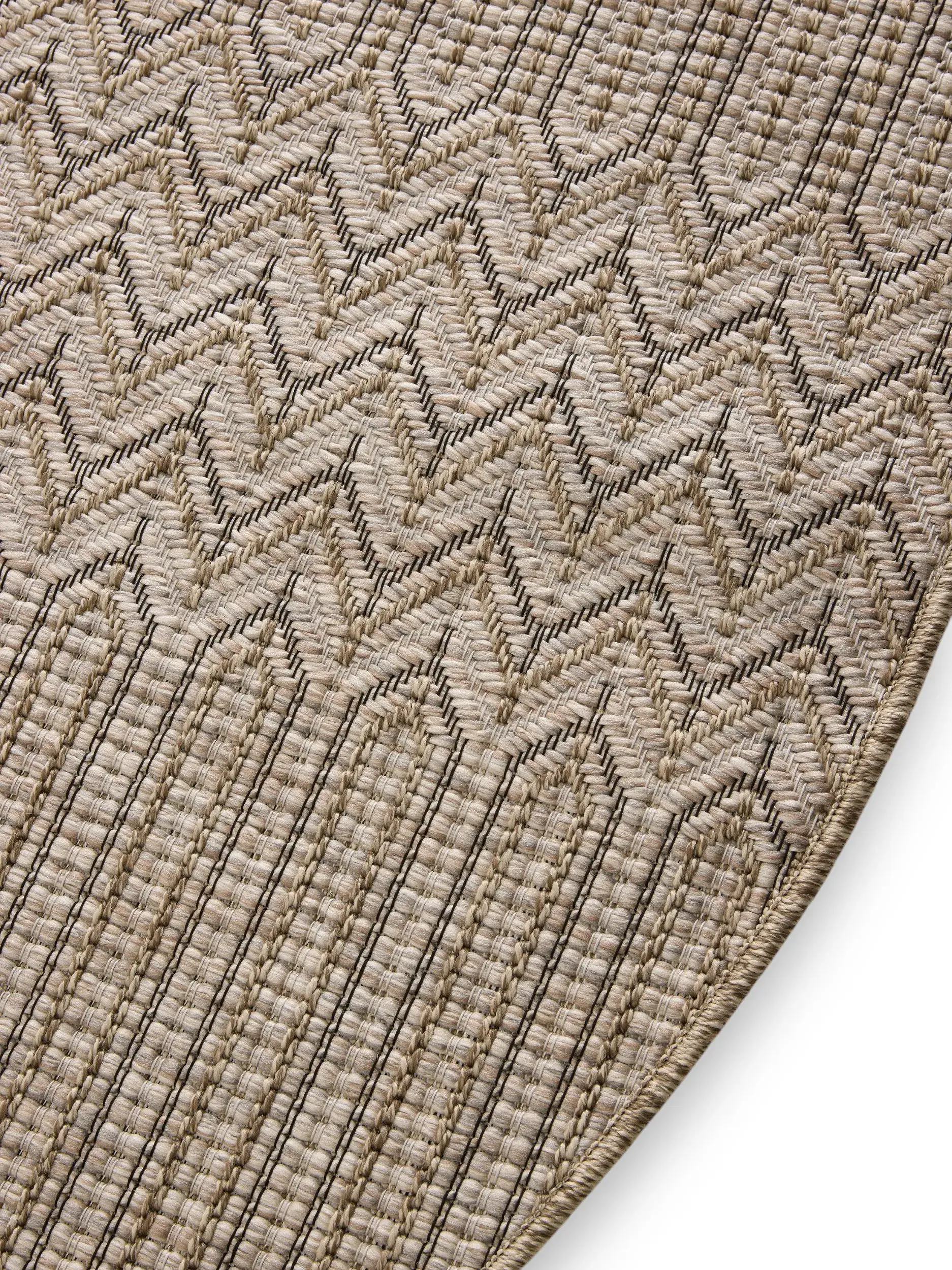 Rug made of 100% Polypropylen in Beige with a 100% Polypropylen high pile by benuta Nest