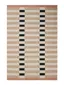 Flachgewebeteppich Judith Beige/Schwarz