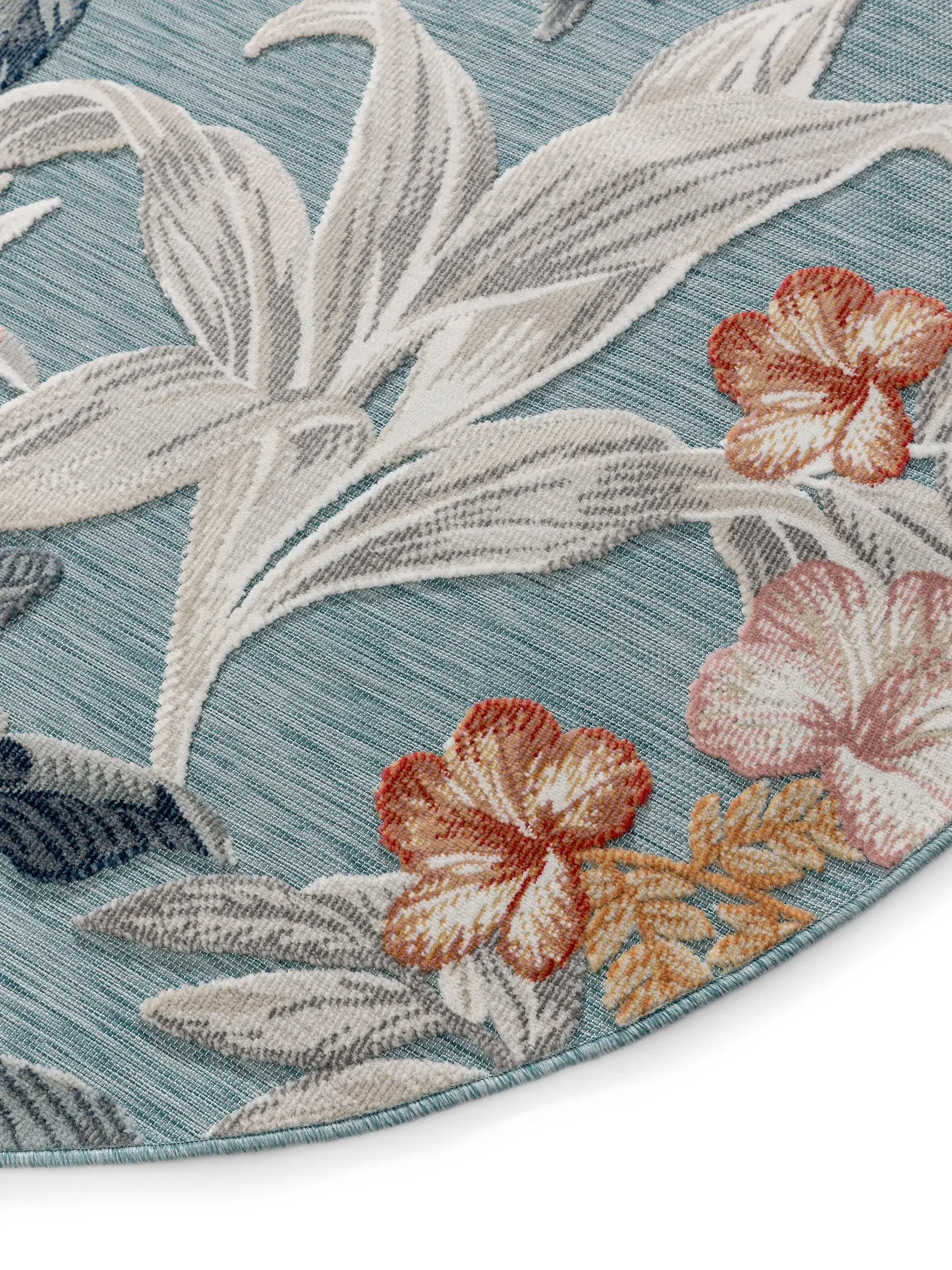 Rug made of 100% Polypropylen in Multicolour with a 100% Polypropylen high pile by benuta Basic