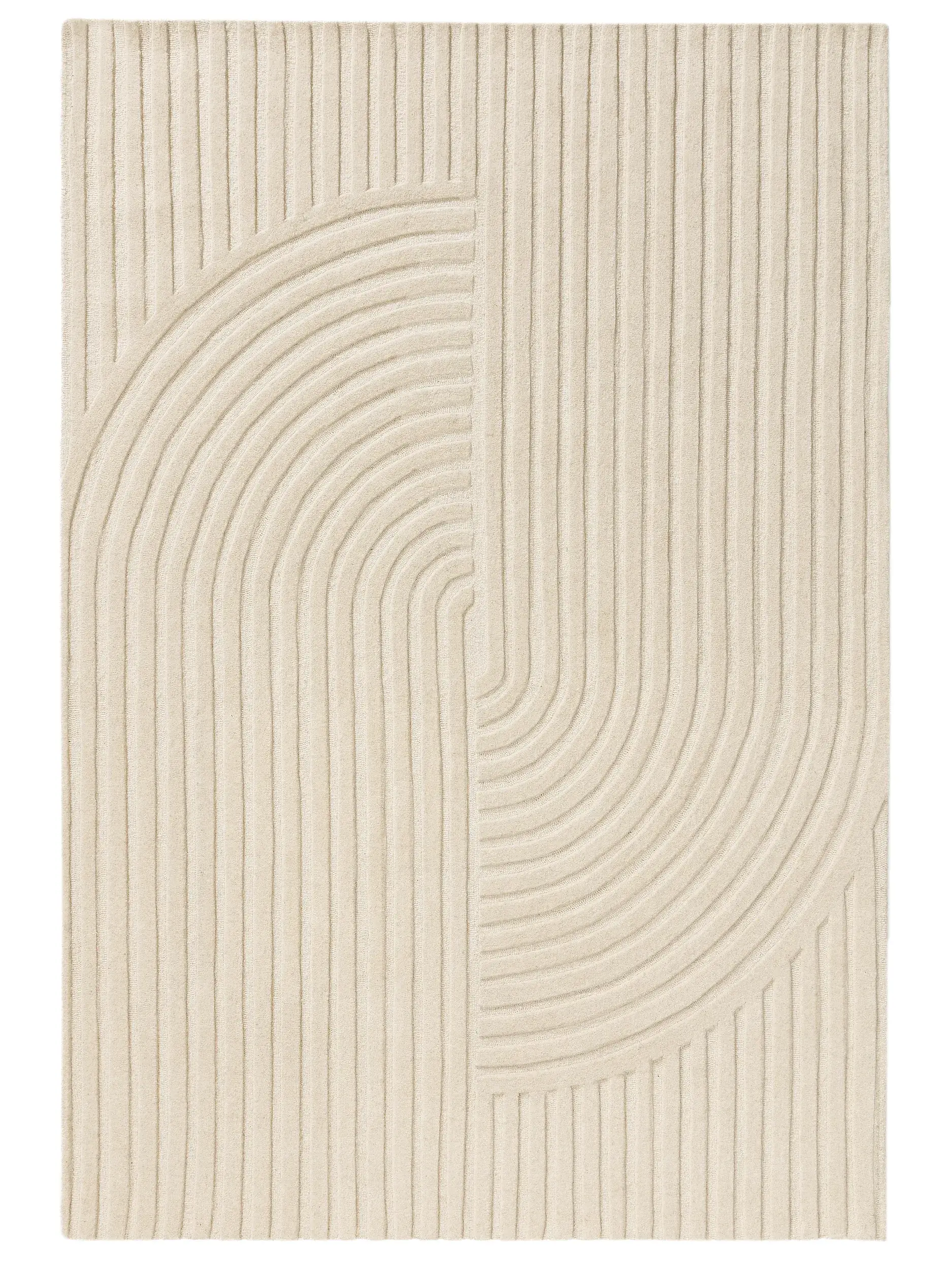 Wollteppich Yanis Ivory von 