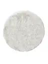 Tappeto a pelo lungo lavabile Nanuk Bianco & Nero