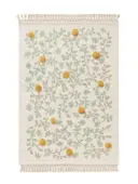 Alfombra niños Hana Crema/Verde