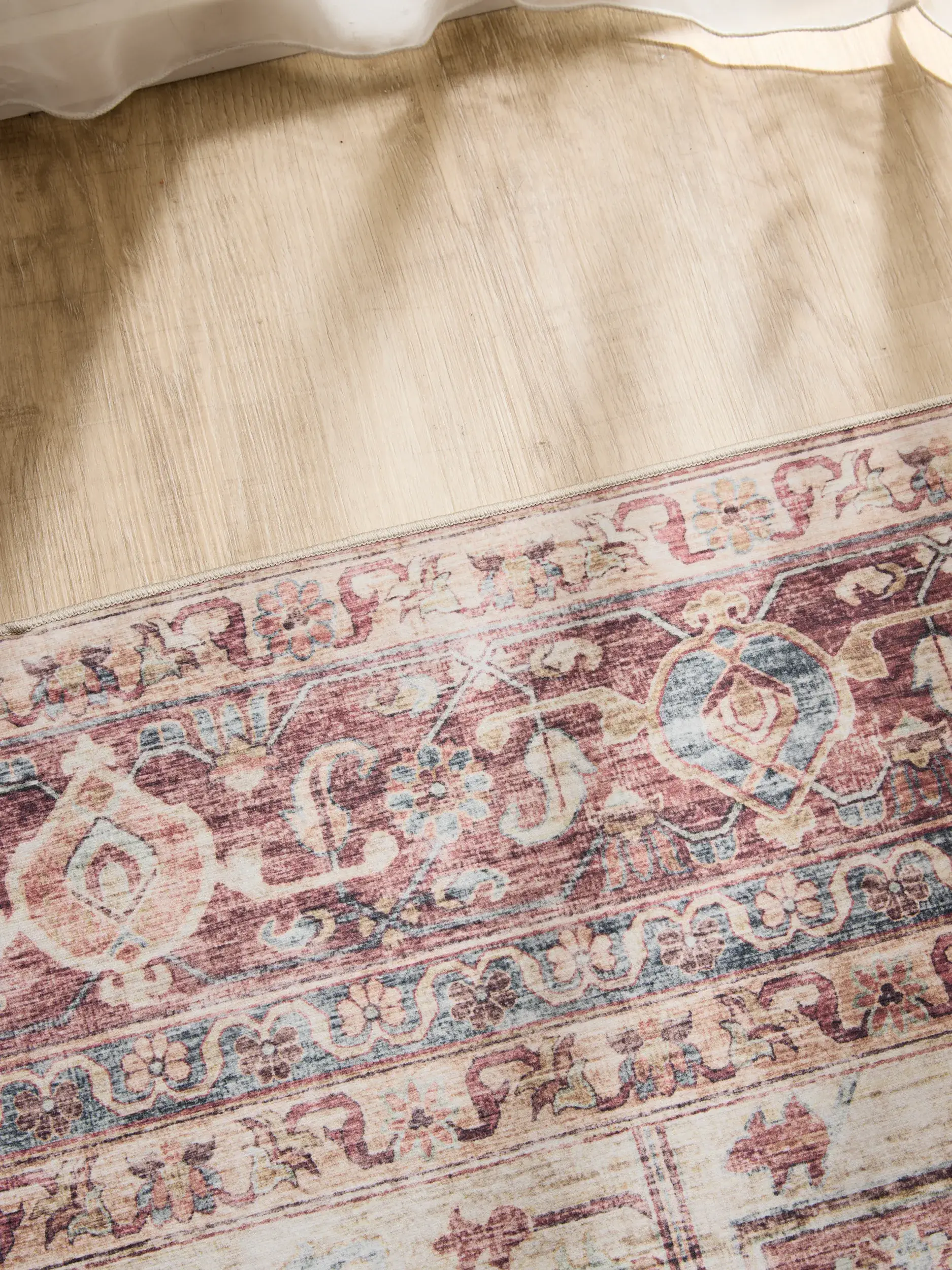 Rug made of 100% Polyester in Multicolour with a 100% Polyester high pile by benuta Basic