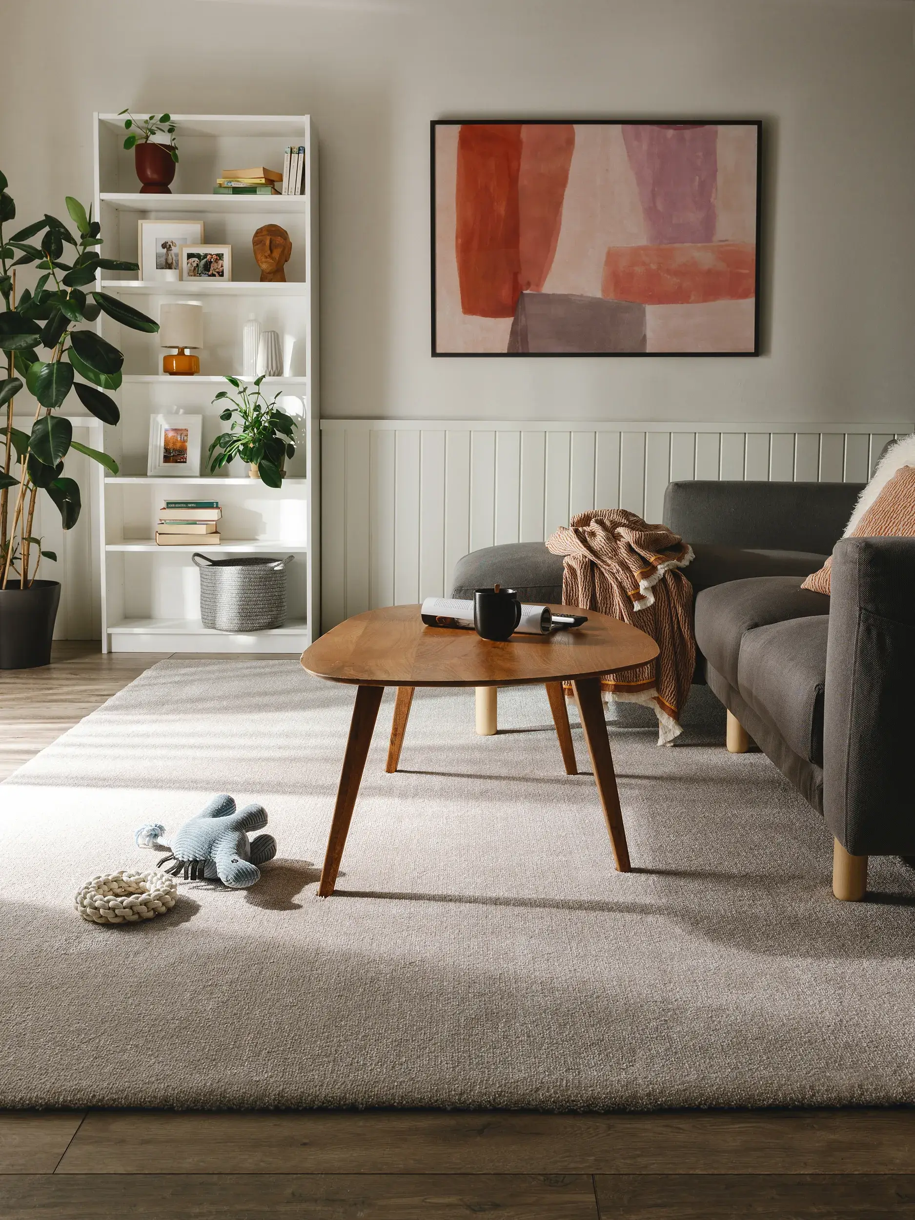 Teppich Melvin aus 100% Polypropylen in Beige von benuta Nest