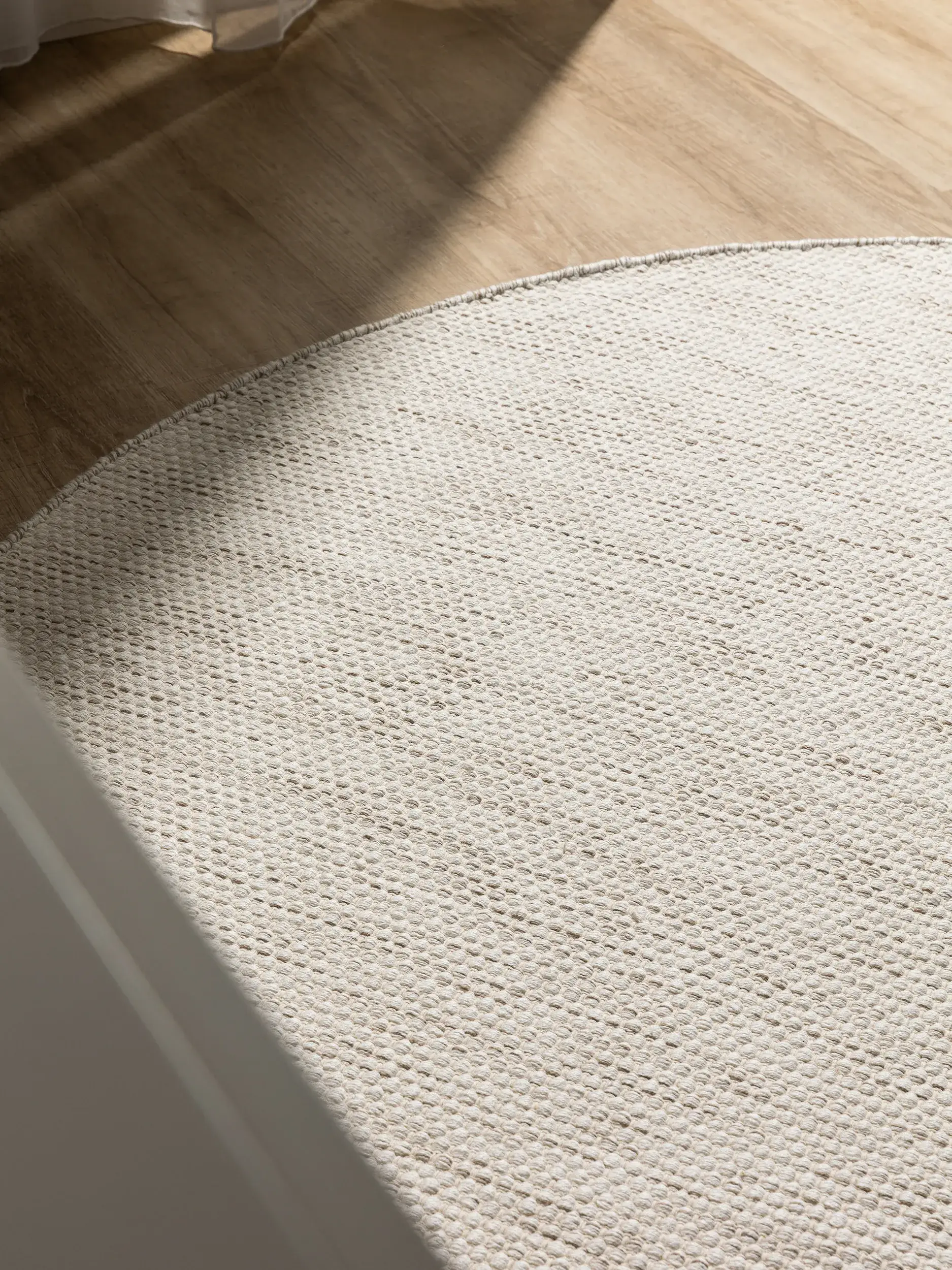 Teppich Ron aus 100% Cotton in Beige von benuta Basic