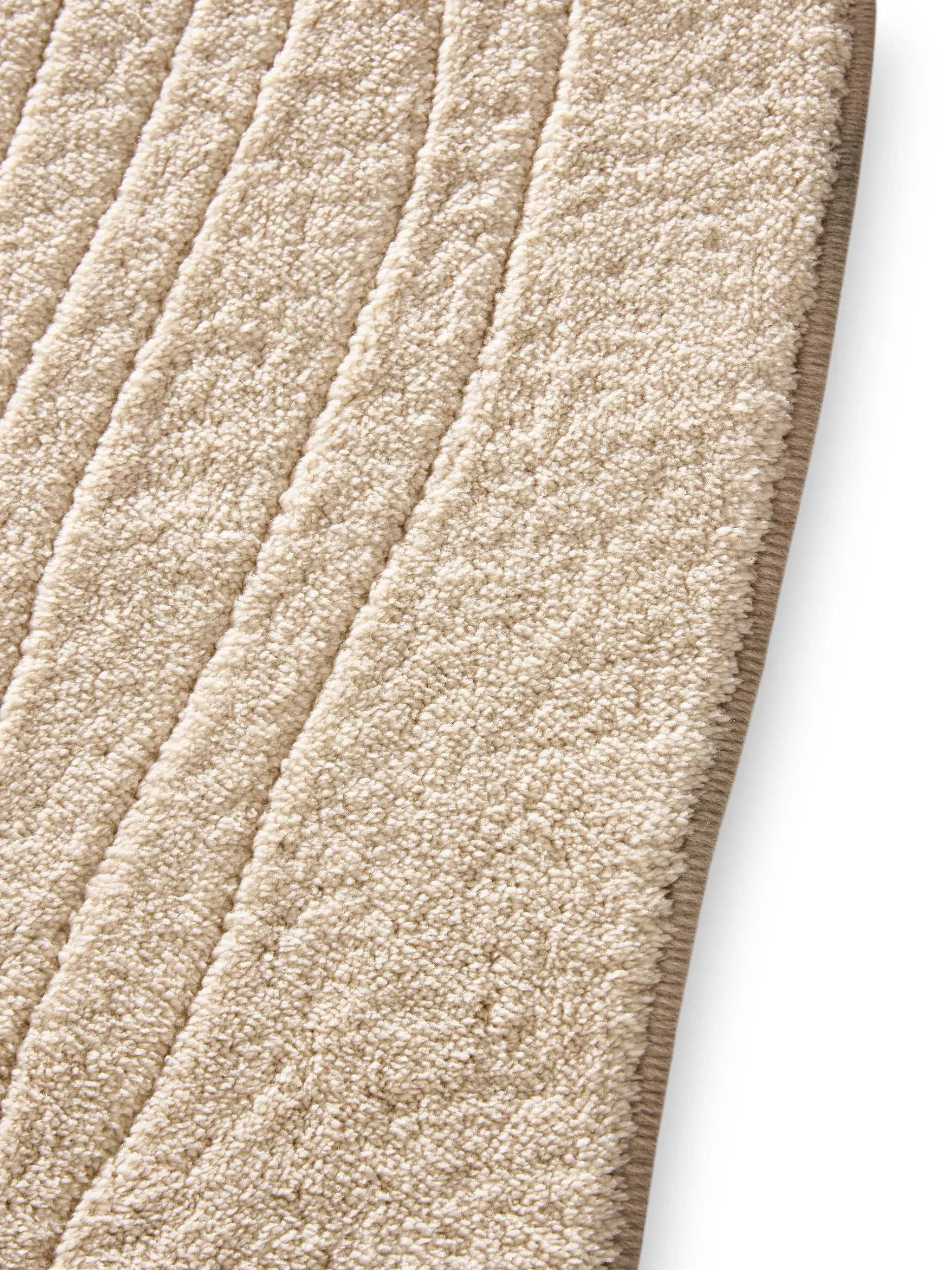 Tapis en 100% Polyester en Beige avec une pile de 100% Polyester de hauteur de benuta POP