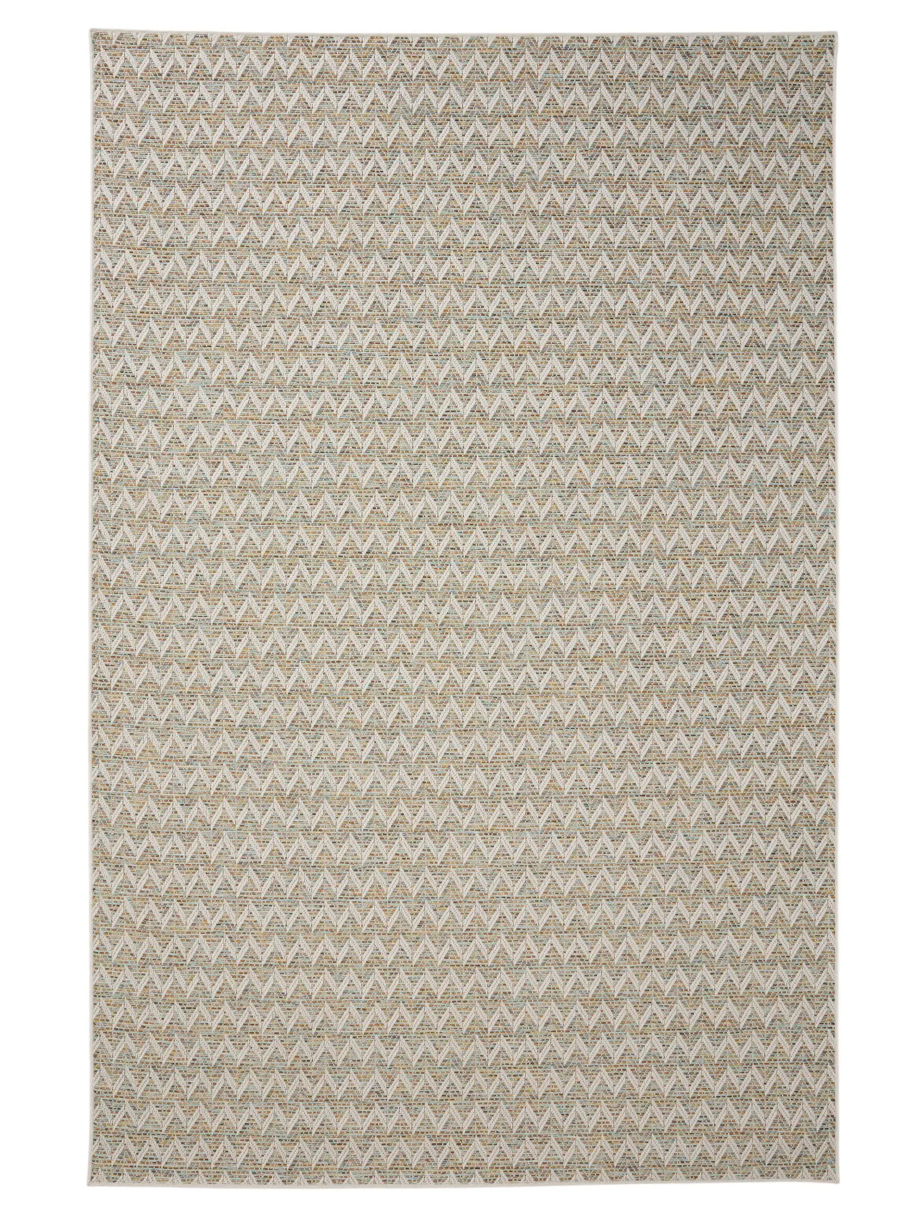 Teppich aus 100% Polypropylen in Blau mit 100% Polypropylen hohem Flor von benuta Nest