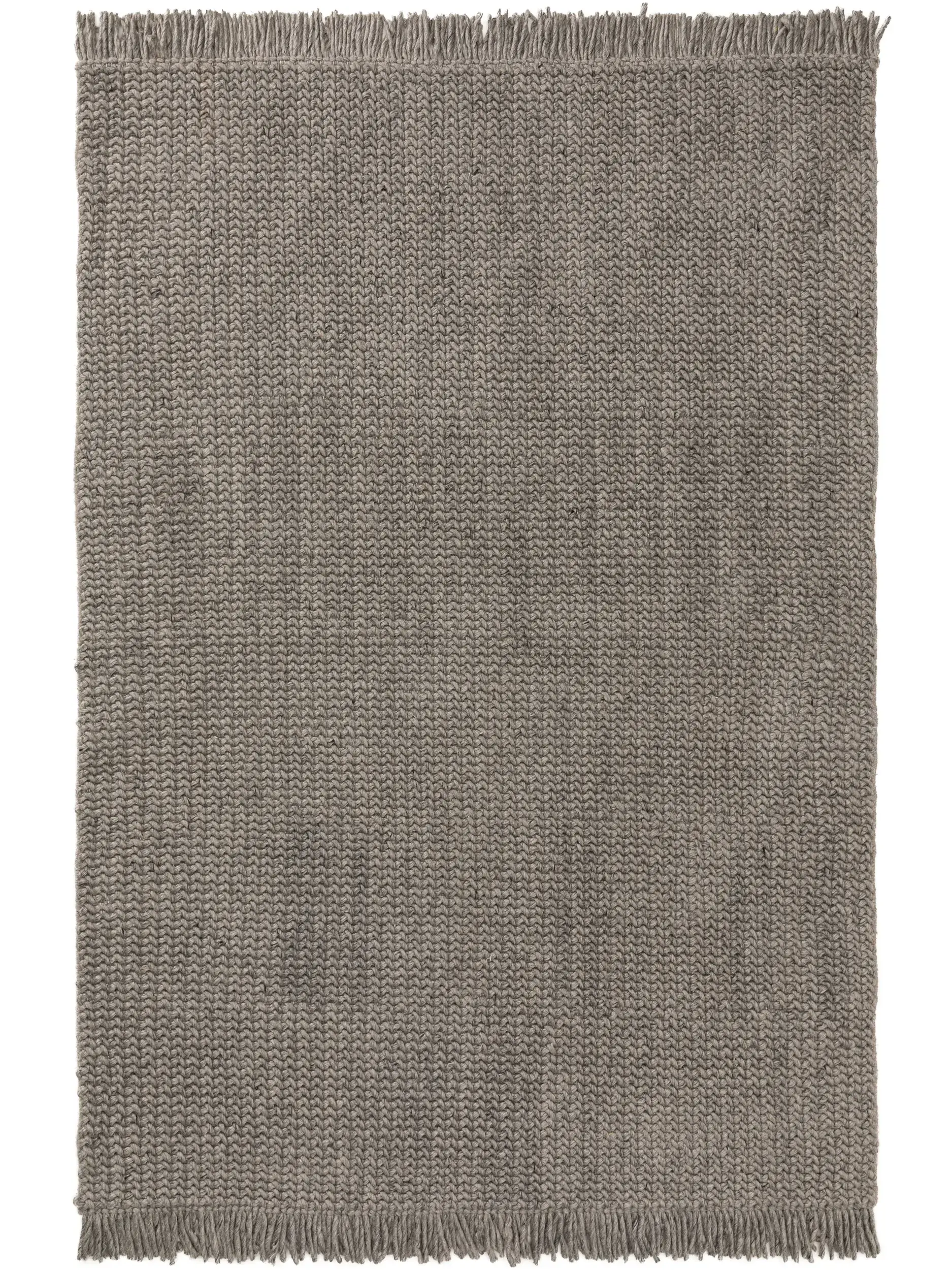 Koberec z 60% Wolle, 40% Polyester v Grau s vlasem výšky 60% Wolle, 40% Polyester od benuta Pure