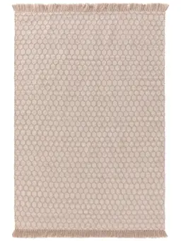Tapis fabriqué à partir de matériaux recyclés Mimpi Taupe