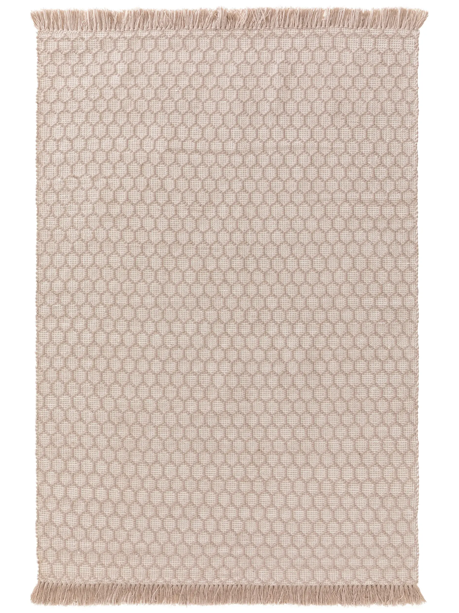 Tapis Mimpi en 100% Polyester en Taupe de benuta pure