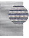 Baumwollteppich Cooper Blau