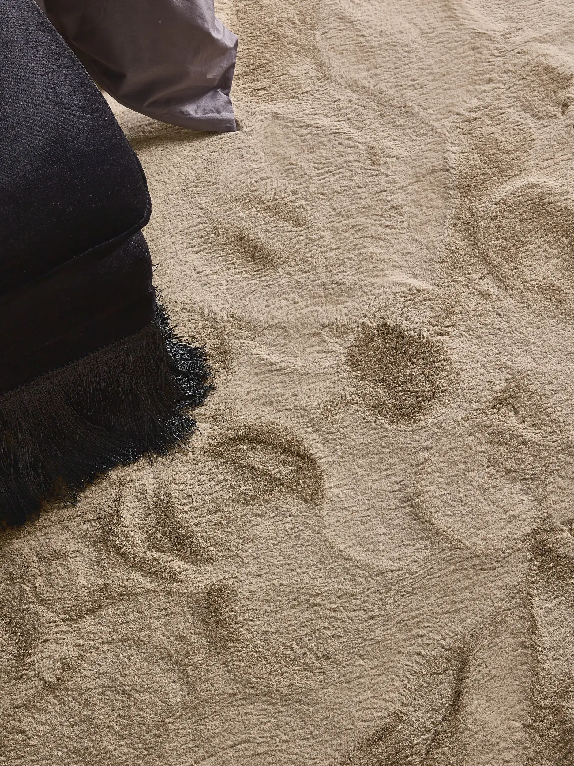 Tapis Fine en 100% Polyester en Beige de benuta Finest