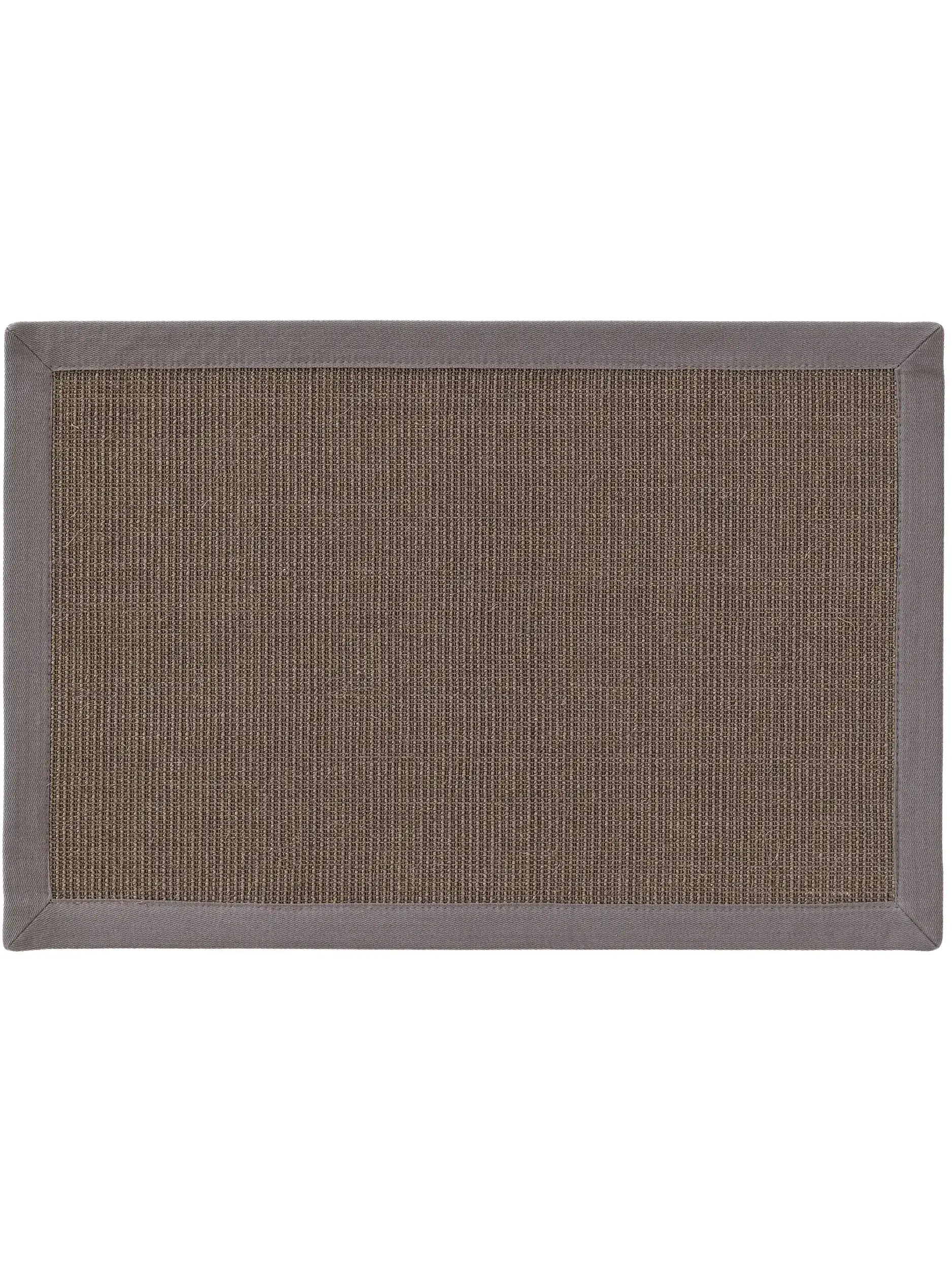Fußmatte Sana Grau im Design Bordüre aus 100% Sisal von benuta Nest