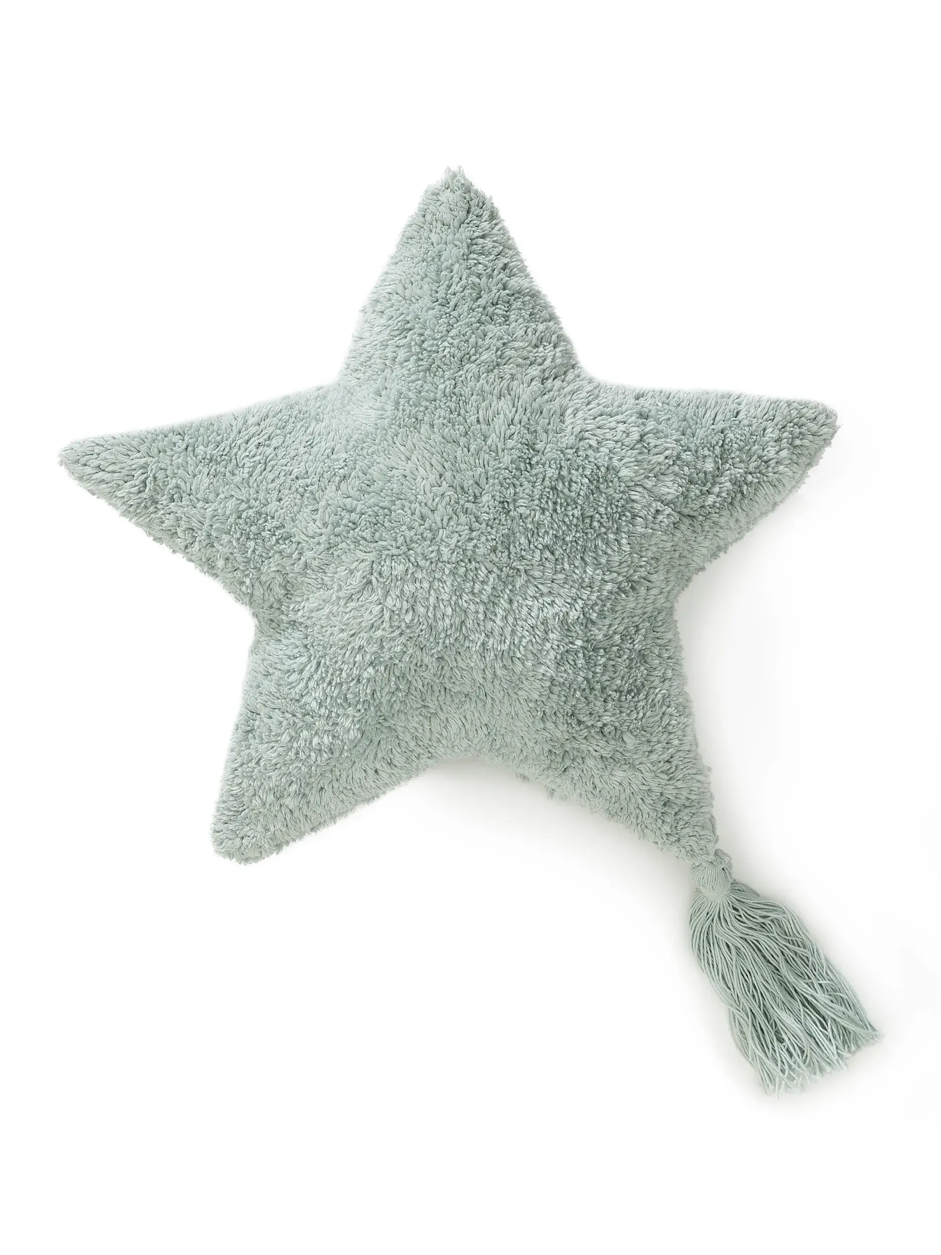 Kudde Stars Mint med Barnmotiv-design i 100% Bomull från Lytte