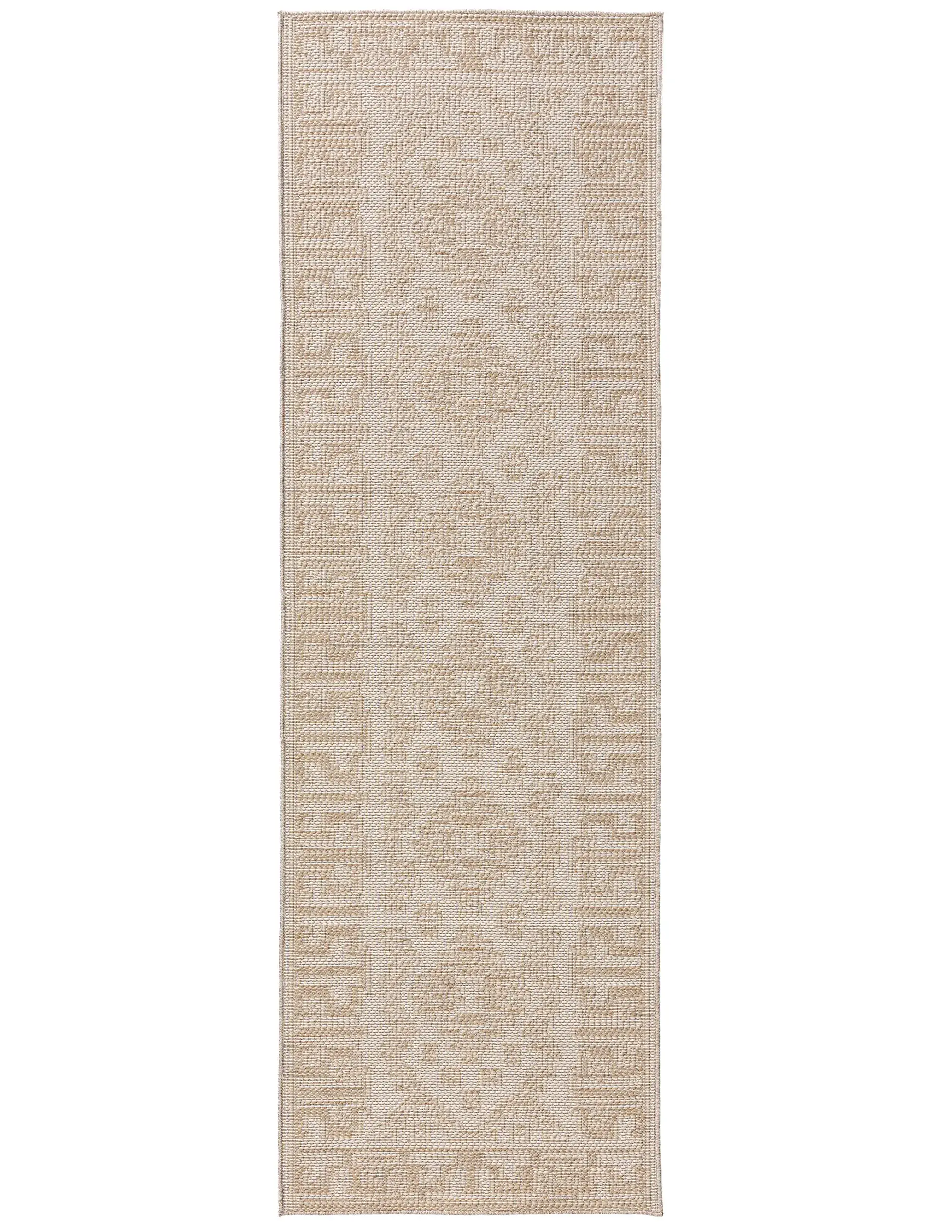 Rug made of 100% Polypropylen in White with a 100% Polypropylen high pile by benuta Nest