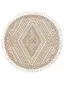Teppich rund Elias Beige