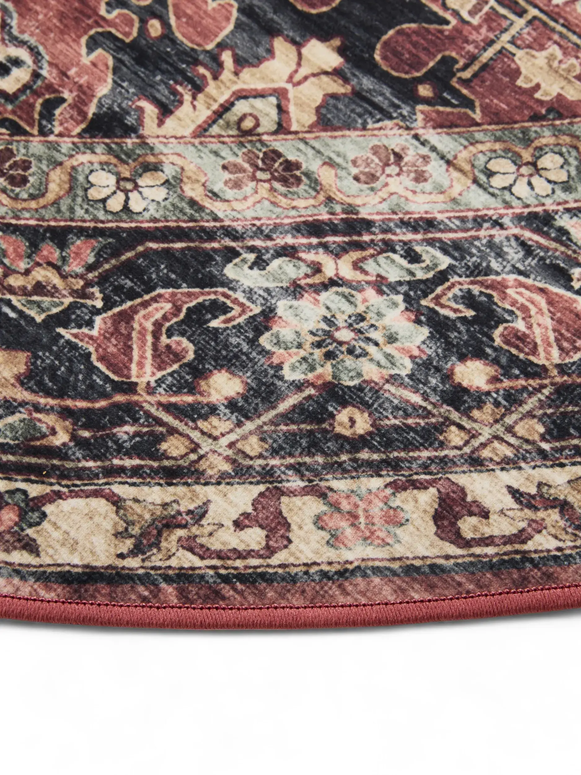 Rug made of 100% Polyester in Multicolour with a 100% Polyester high pile by benuta Basic