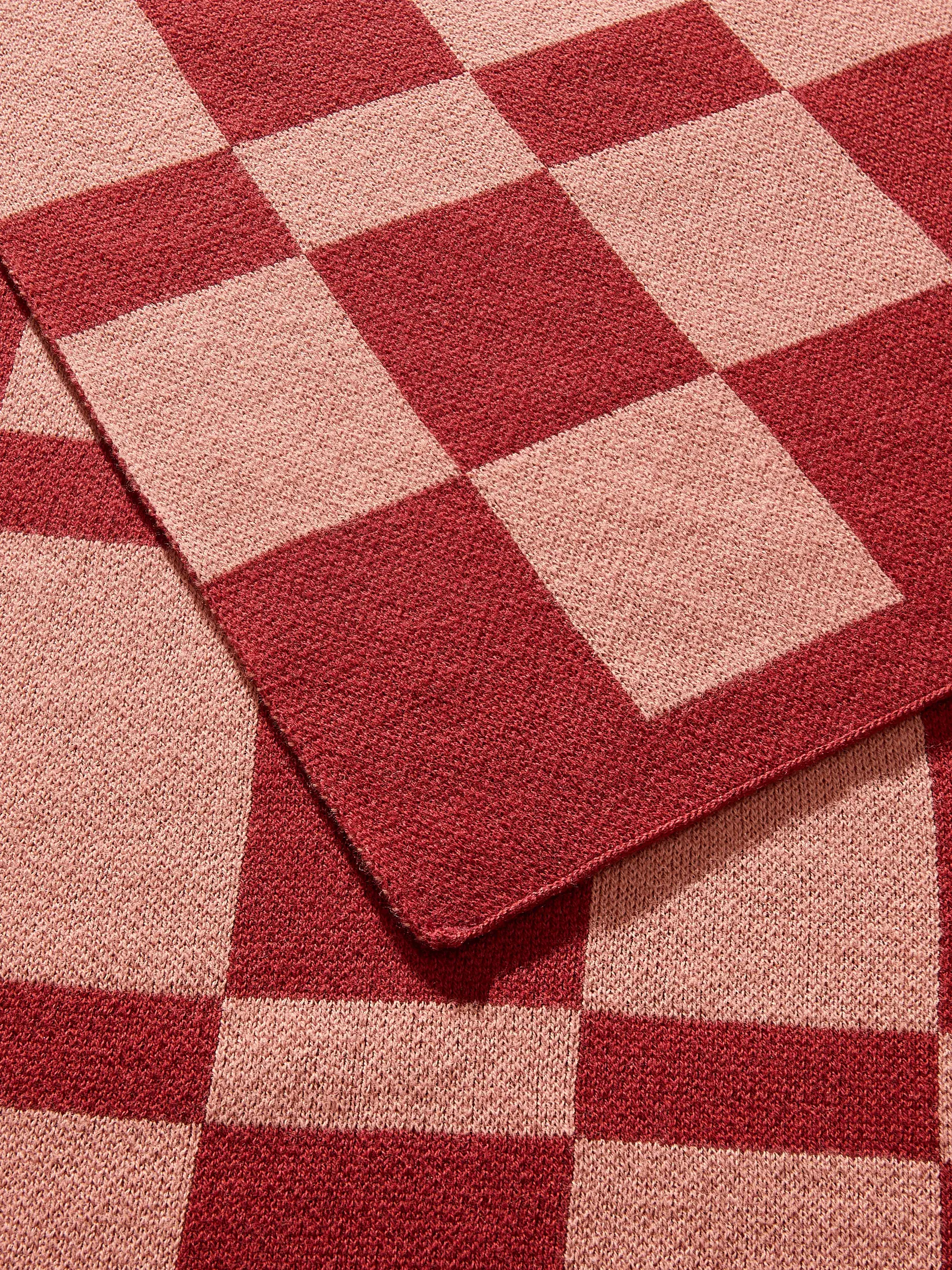 Katoenen deken Carli Rood van benuta Pure