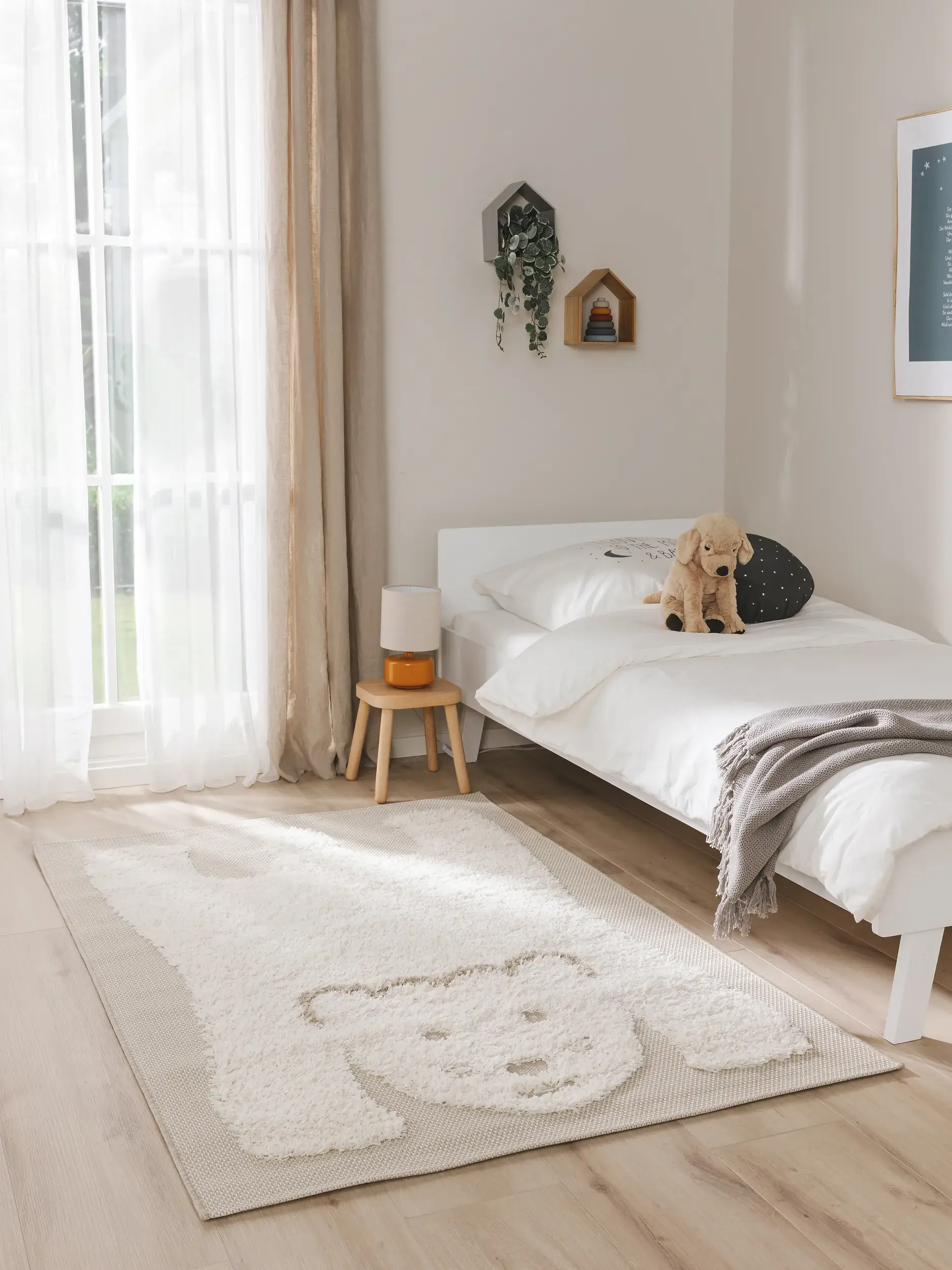 Alfombra Carlo de 100% Polipropileno en Beige de Lytte