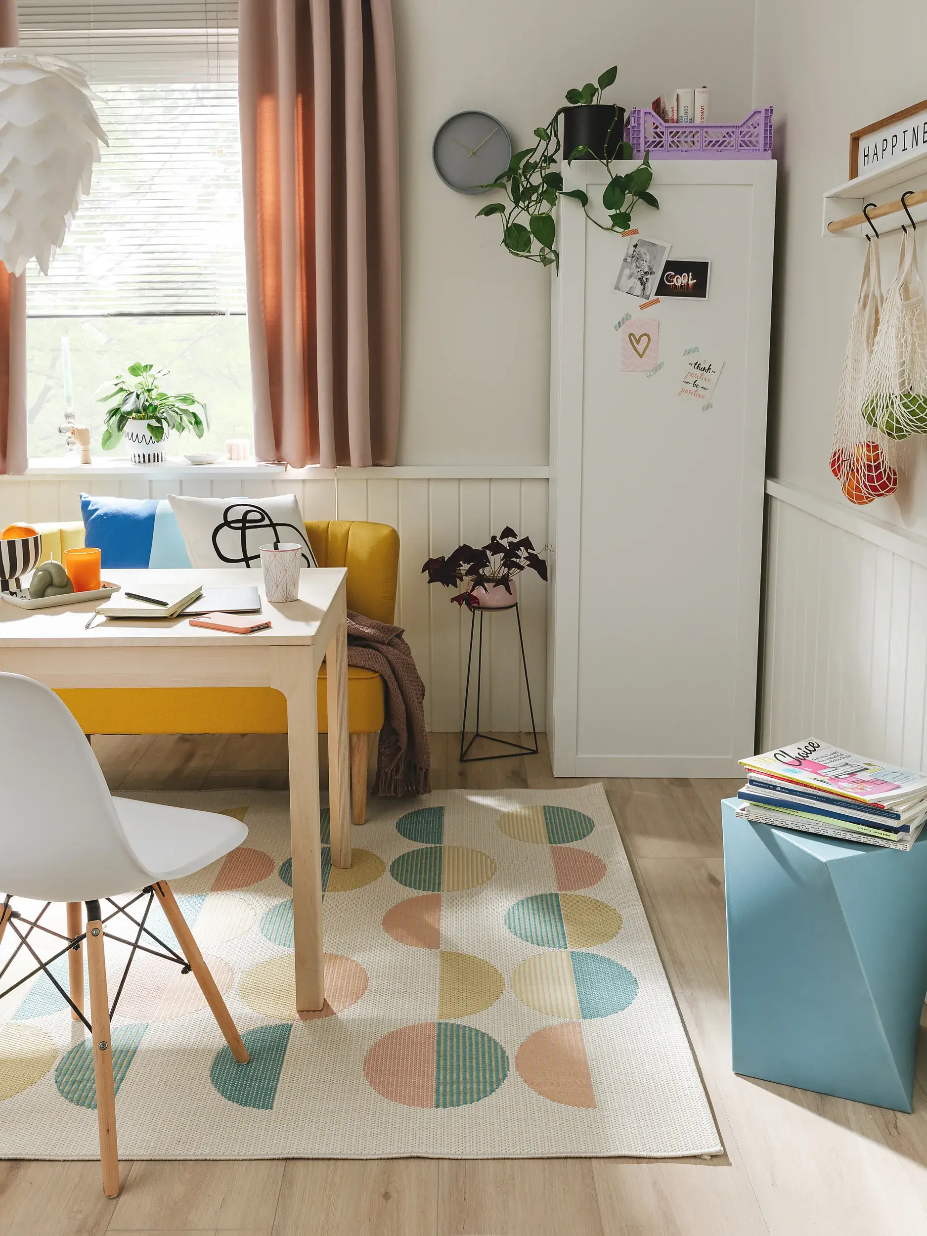 Teppich aus 100% Polypropylen in Multicolor mit 100% Polypropylen hohem Flor von benuta Pop