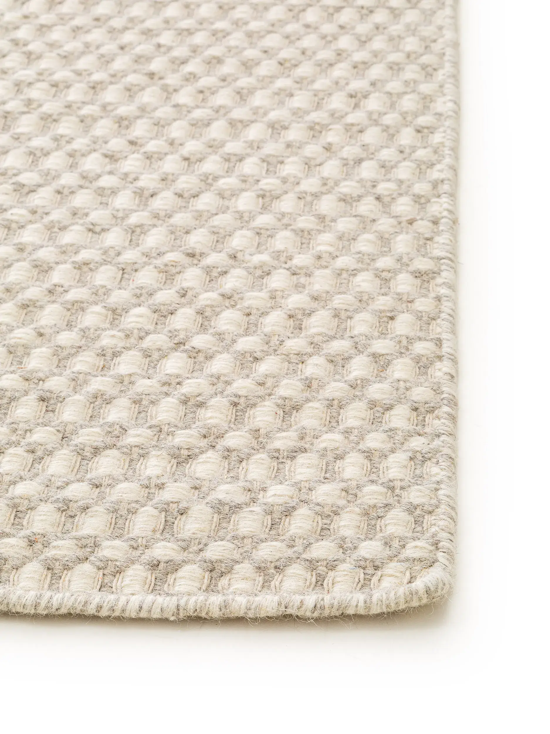 Matta av 80% Ull, 20% Bomull i Beige med 80% Ull, 20% Bomull hög lugg från benuta Finest