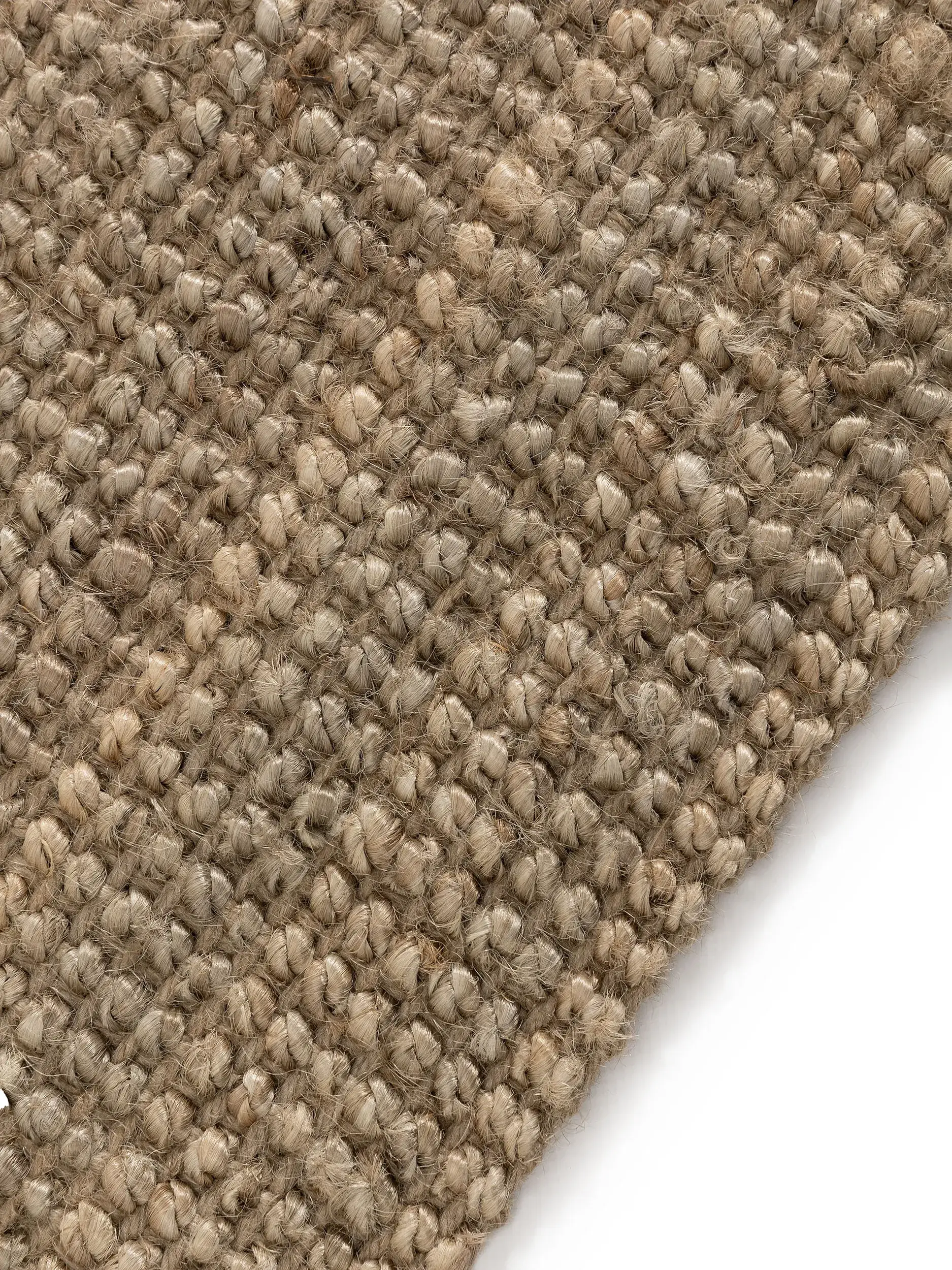 Fußmatte Svea Braun im Design  aus 100% Jute von benuta Pure