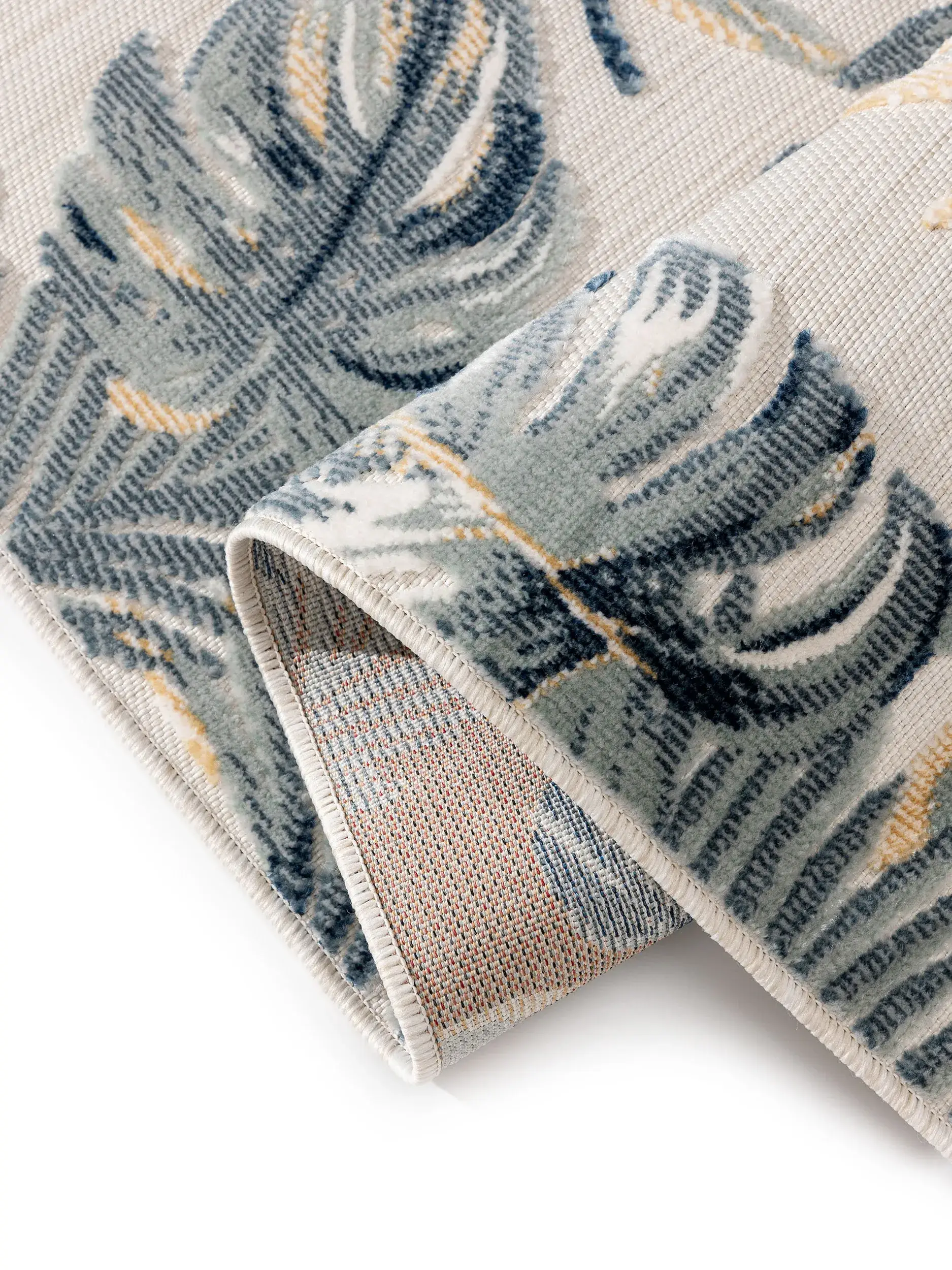 Rug made of 100% Polypropylen in Multicolour with a 100% Polypropylen high pile by benuta Basic